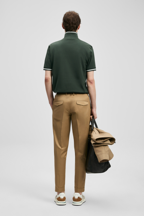 Smart Mens Chino Pants Slım Fıt Beıge - LUFIAN