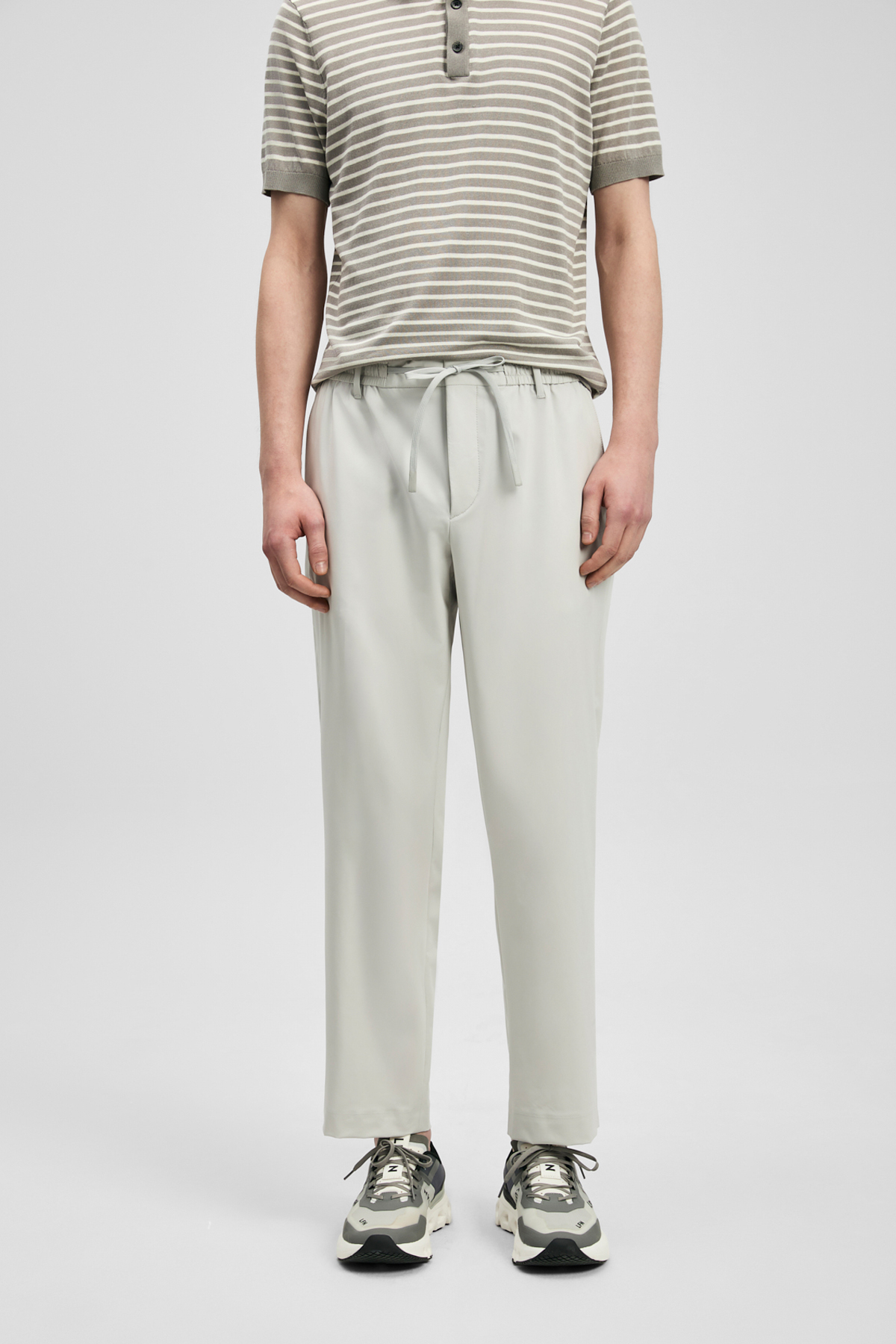 Eron Smart Erkek Chino Pantolon Slim Fit Taş - LUFIAN