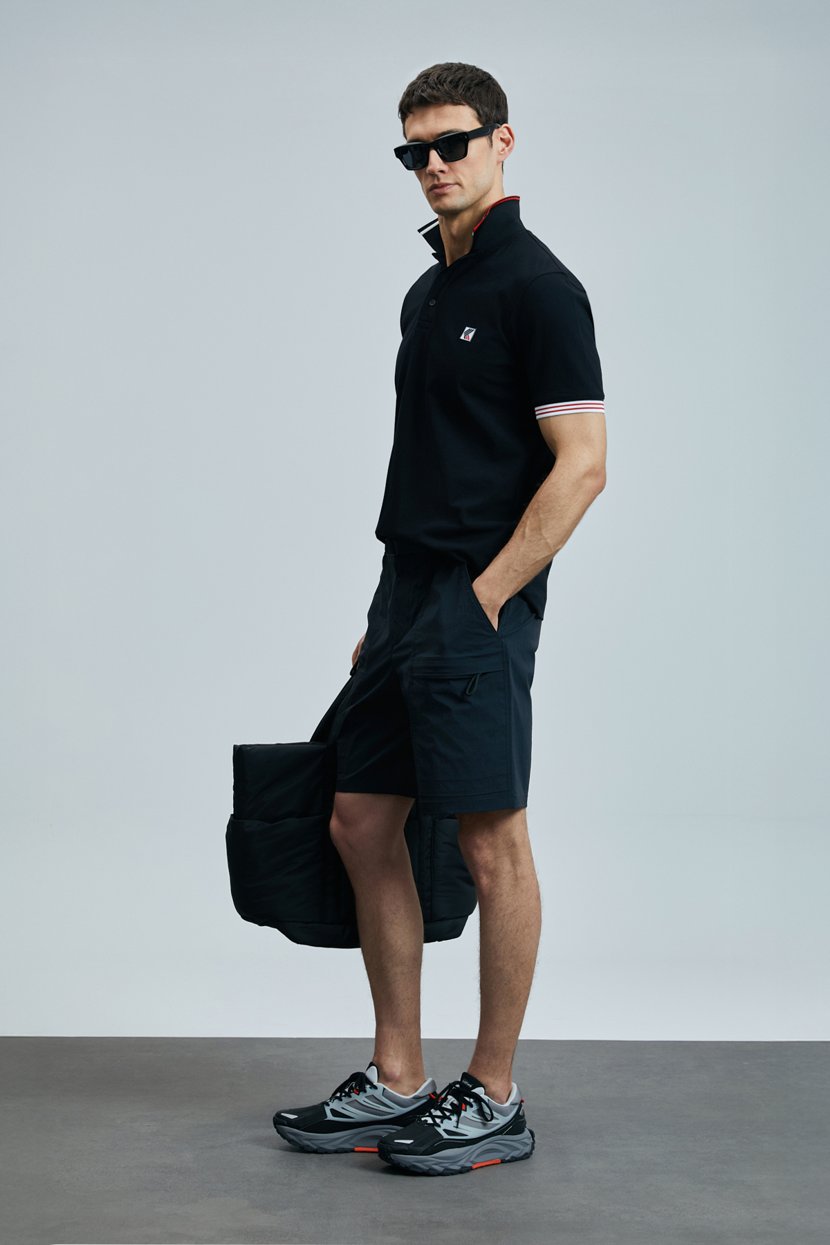 Eros Smart Erkek Polo Tişört Siyah - LUFIAN