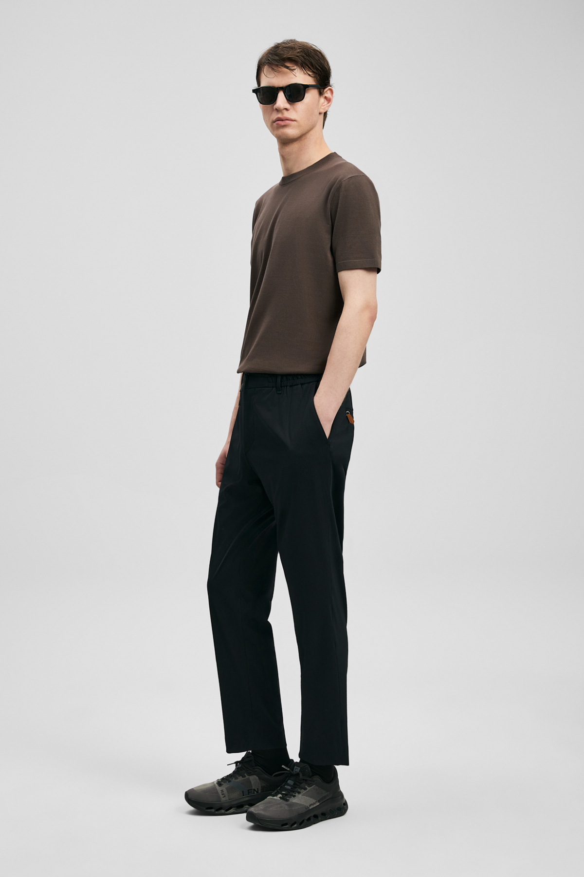 Evrıc Smart Erkek Chino Pantolon Slim Fit Siyah - LUFIAN