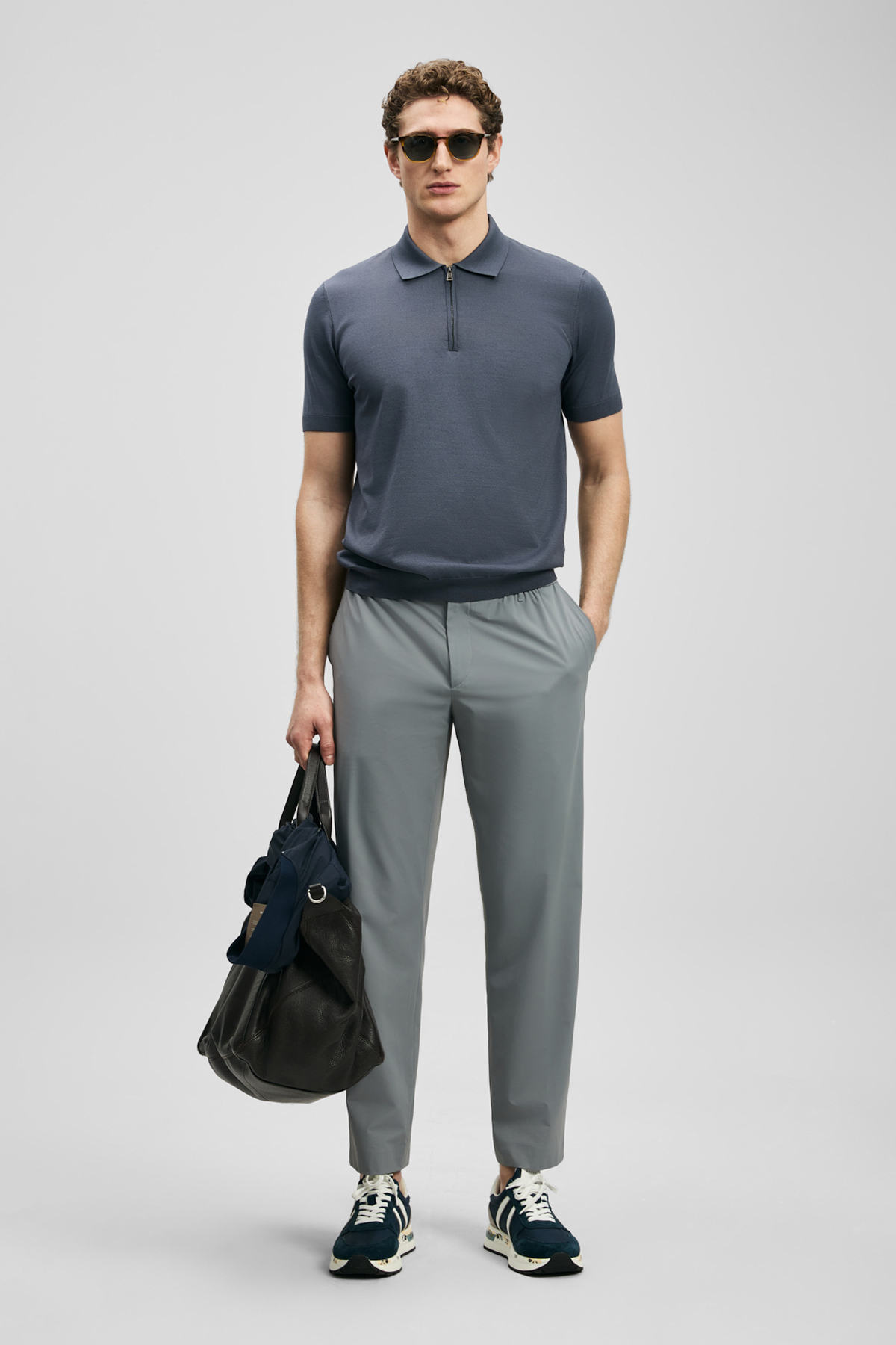 Fenrıc Smart Erkek Chino Pantolon Slim Fit Gri - LUFIAN
