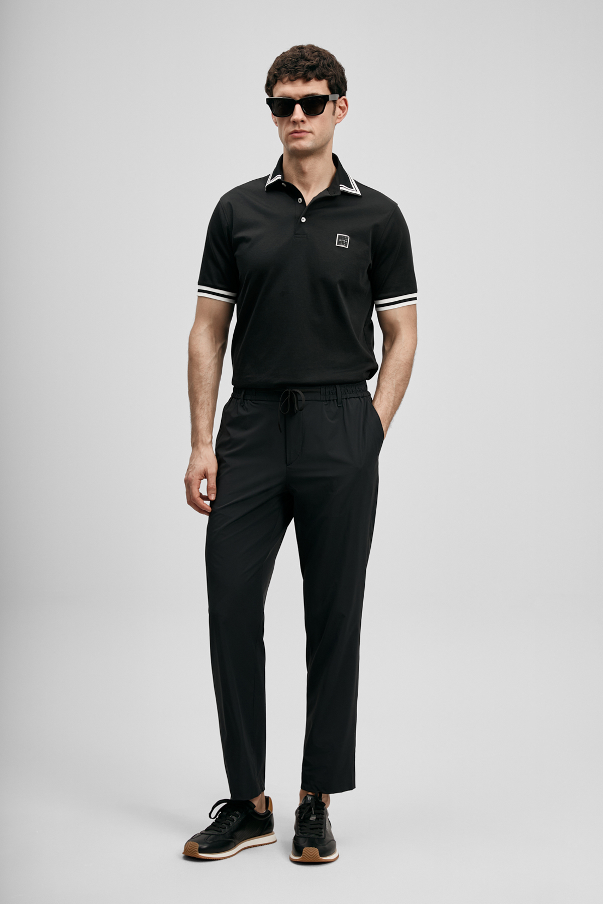 Fenrıc Smart Erkek Chino Pantolon Slim Fit Siyah - LUFIAN