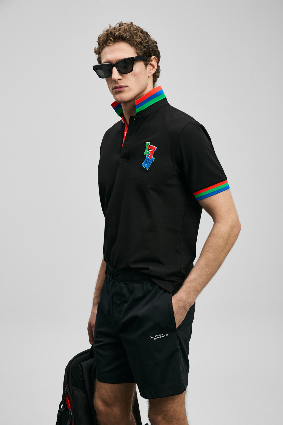 Fun Smart Erkek Polo Tişört Siyah - LUFIAN