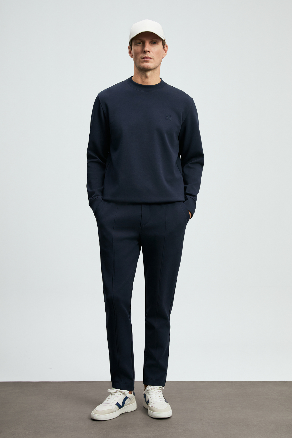 Grand Erkek Sweatshirt Lacivert - Lufian