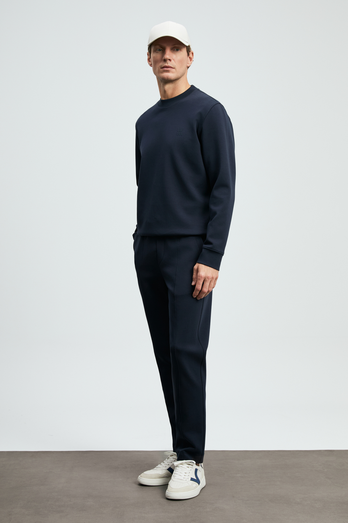 Grand Erkek Sweatshirt Lacivert - Lufian