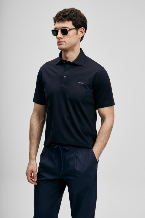 Hudson Smart Erkek Polo Tişört Lacivert - LUFIAN