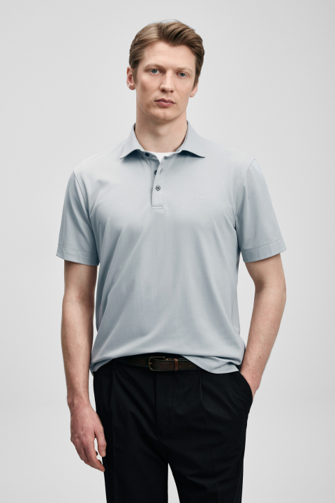 Hudson Smart Erkek Polo Tişört Taş - LUFIAN