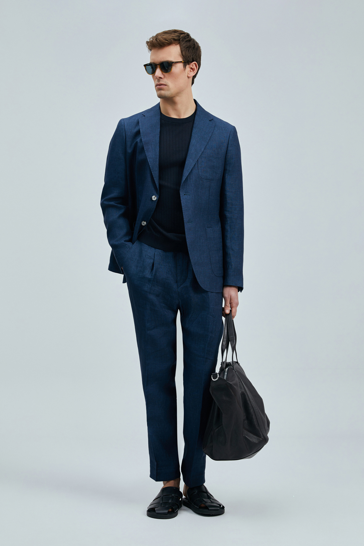 Jaques Spor Erkek Blazer Ceket Slim Fit Lacivert - Lufian (1)