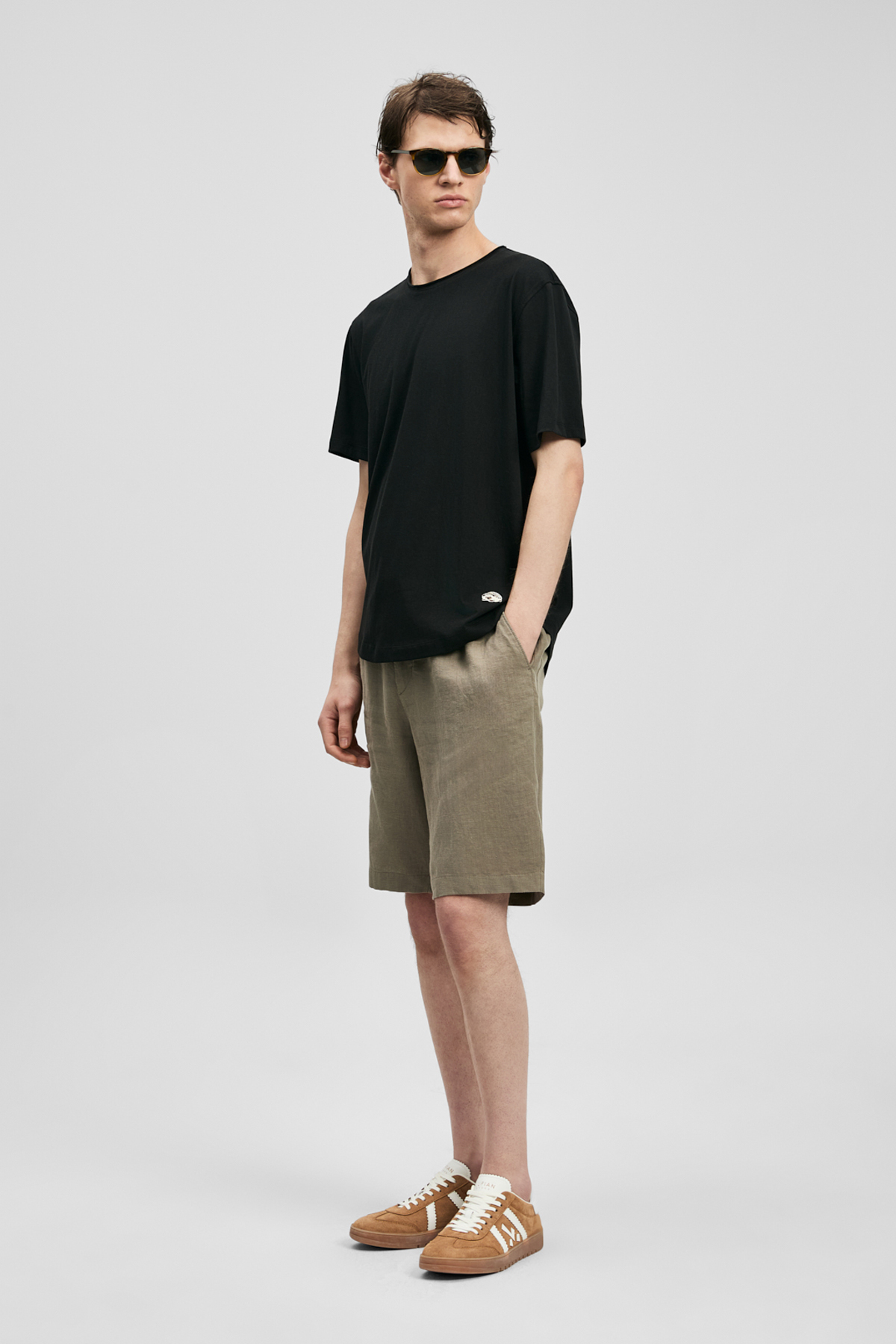 Junya Erkek Basic Tişört Siyah - LUFIAN