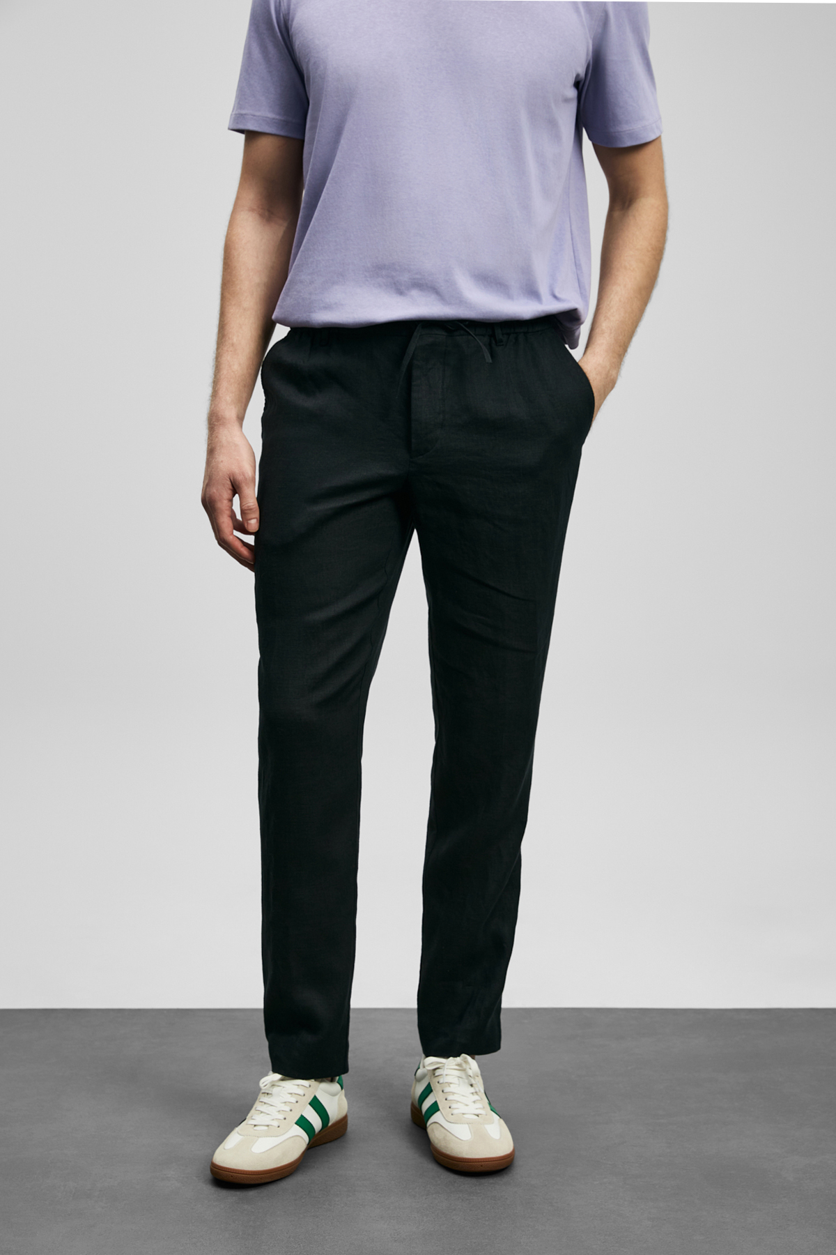 Karl Smart Erkek Chino Pantolon Slim Fit Siyah - LUFIAN