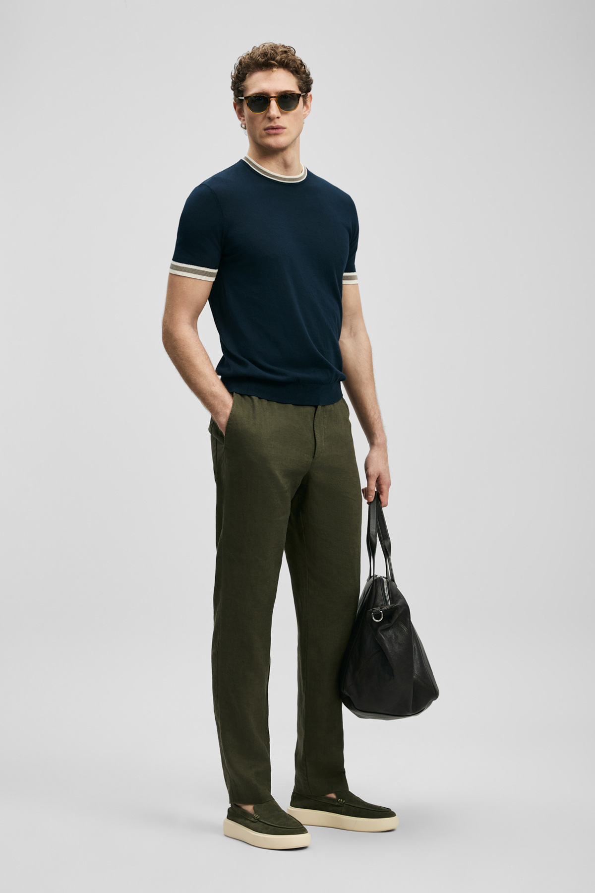 Karl Smart Erkek Chino Pantolon Slim Fit Yeşil - LUFIAN