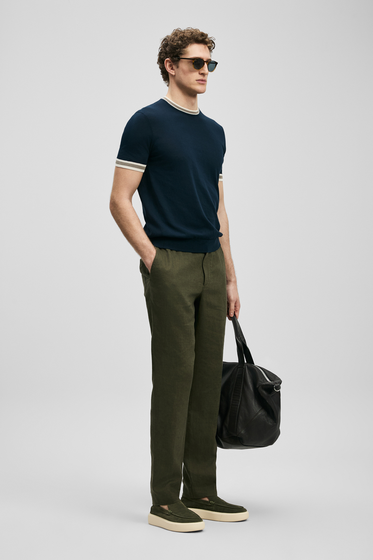Karl Smart Erkek Chino Pantolon Slim Fit Yeşil - LUFIAN