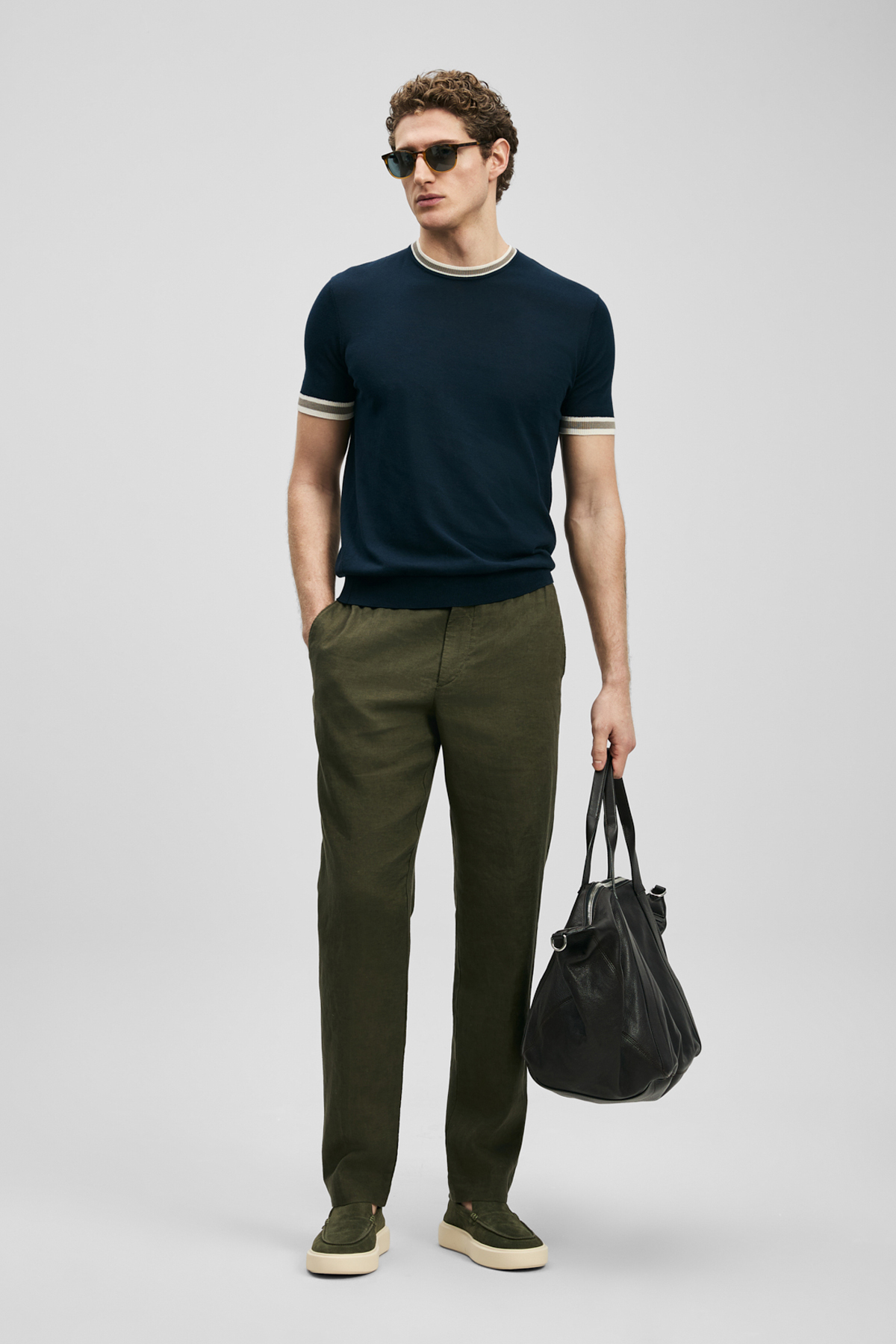 Karl Smart Erkek Chino Pantolon Slim Fit Yeşil - LUFIAN