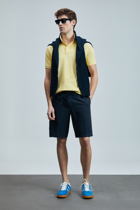 Laon Smart Erkek Polo Tişört Sarı - LUFIAN