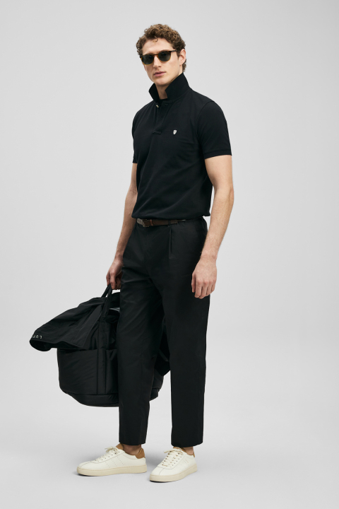Laon Smart Erkek Polo Tişört Siyah - LUFIAN