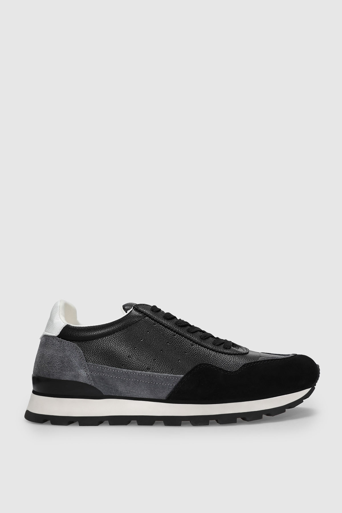 Leo Erkek Sneaker Ayakkabı Siyah - LUFIAN