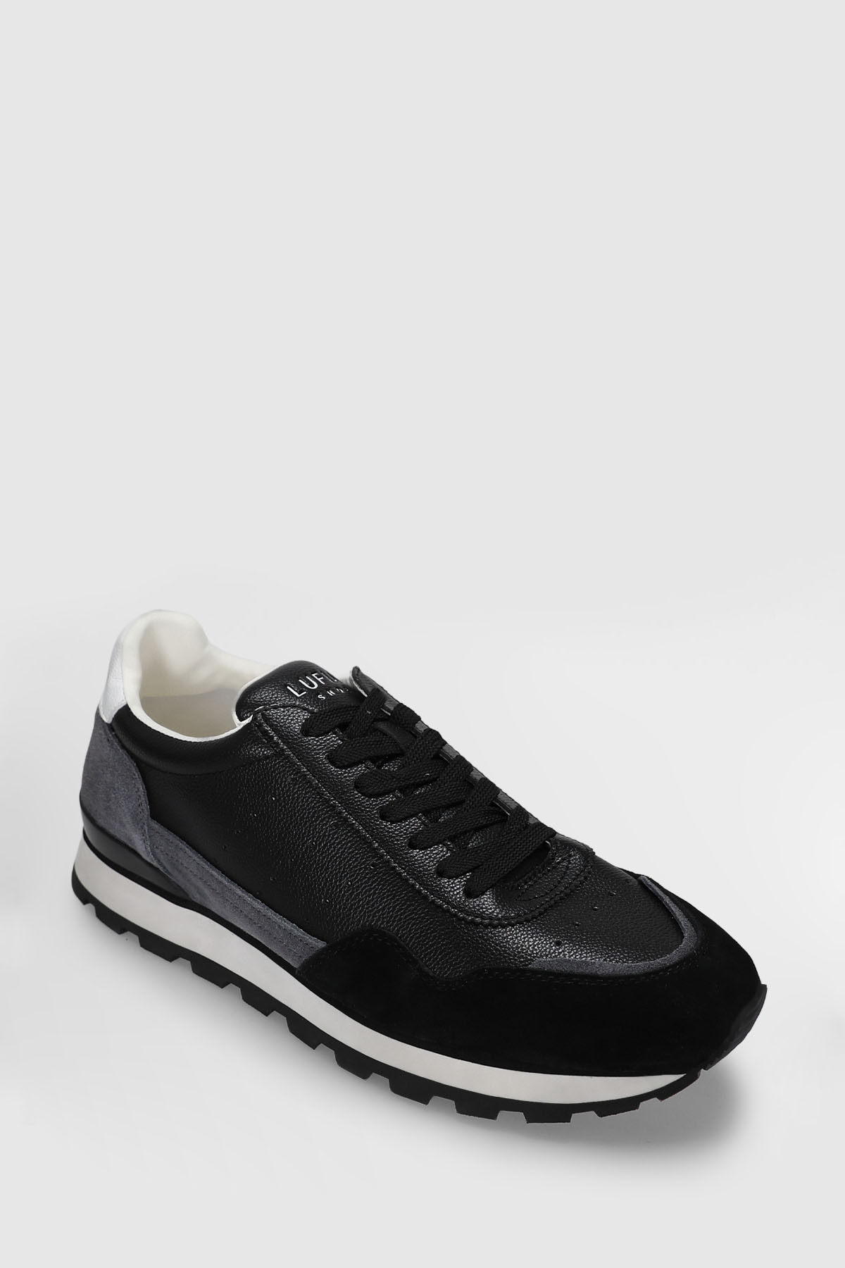 Leo Erkek Sneaker Ayakkabı Siyah - LUFIAN