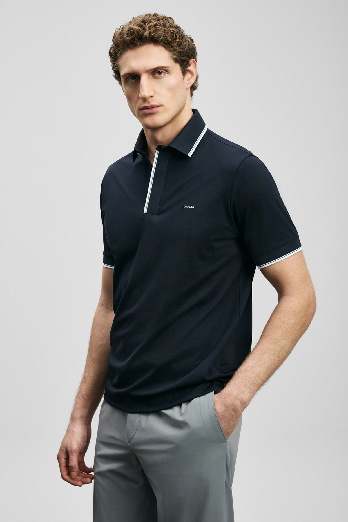 Levı Smart Erkek Polo Tişört Lacivert - LUFIAN