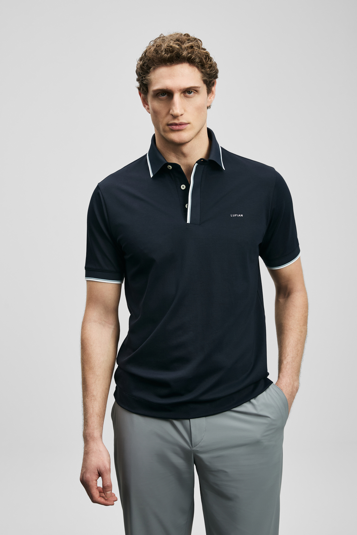 Levı Smart Erkek Polo Tişört Lacivert - LUFIAN