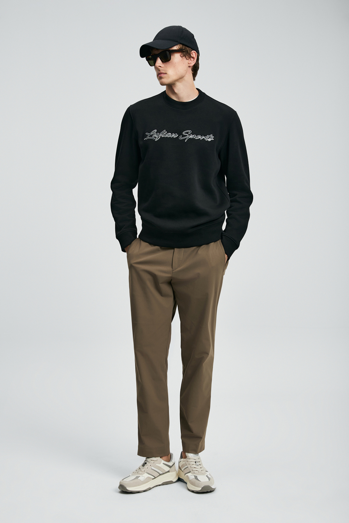 Loved Erkek Sweatshirt Siyah - Lufian (1)