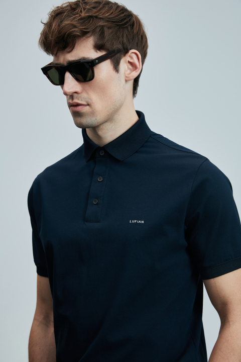 Luna Smart Erkek Polo Tişört Lacivert - LUFIAN