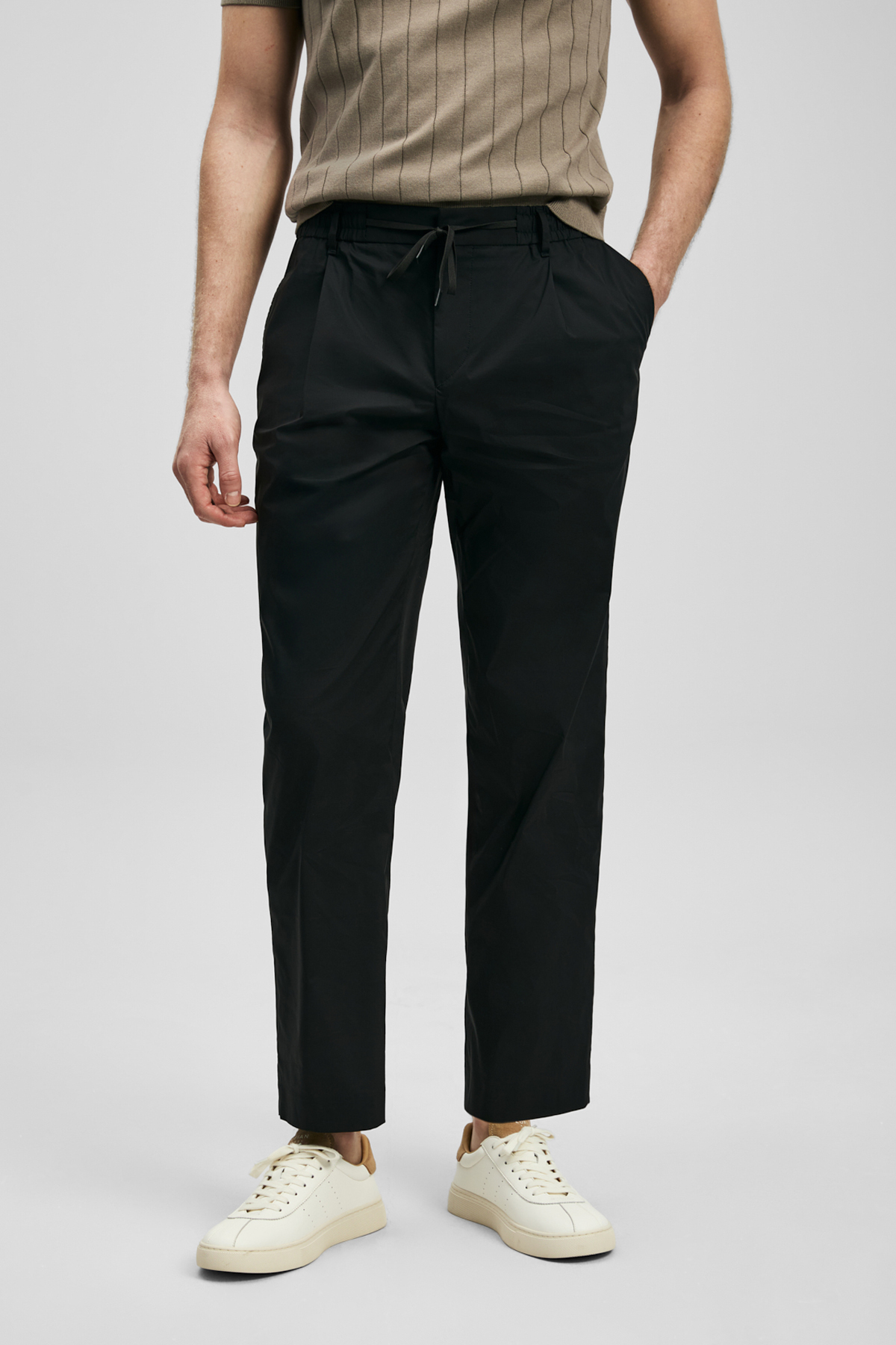 Malrıc Smart Erkek Chino Pantolon Slim Fit Siyah - LUFIAN
