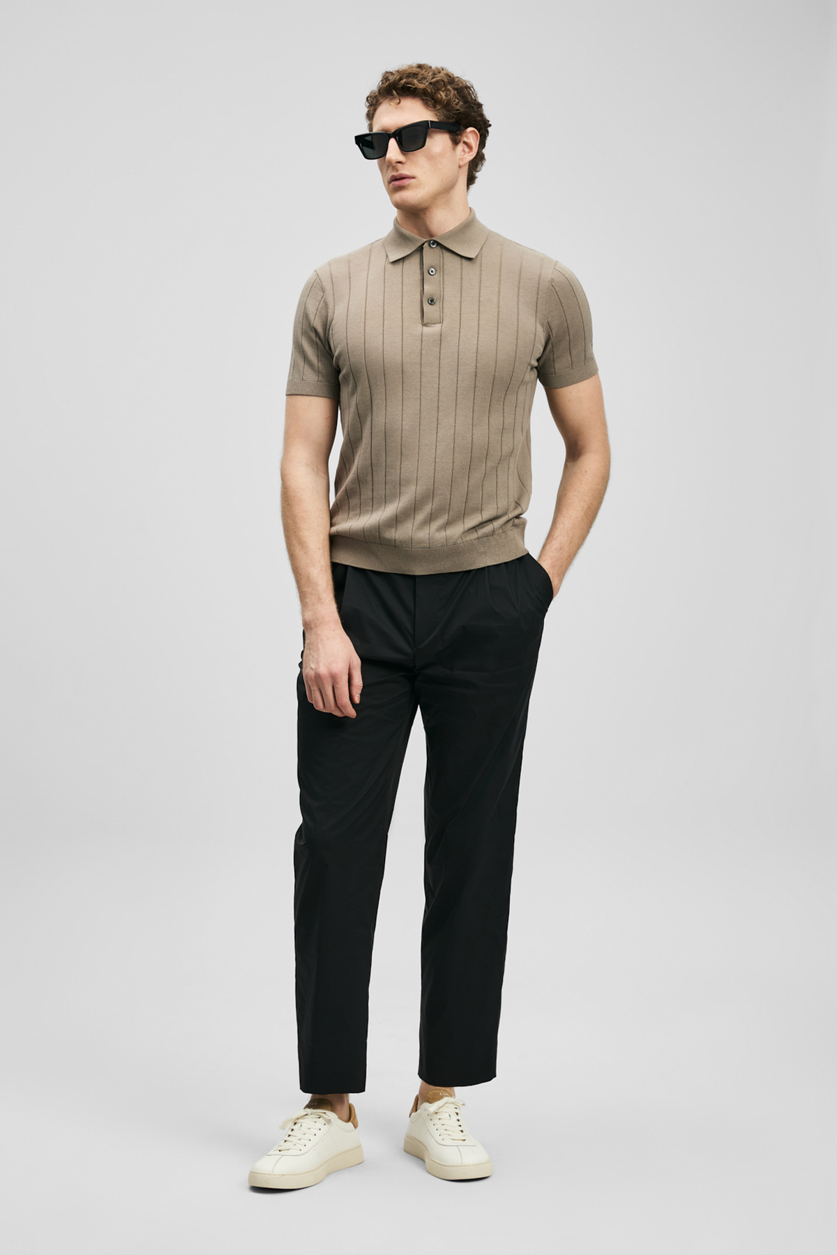 Malrıc Smart Erkek Chino Pantolon Slim Fit Siyah - LUFIAN