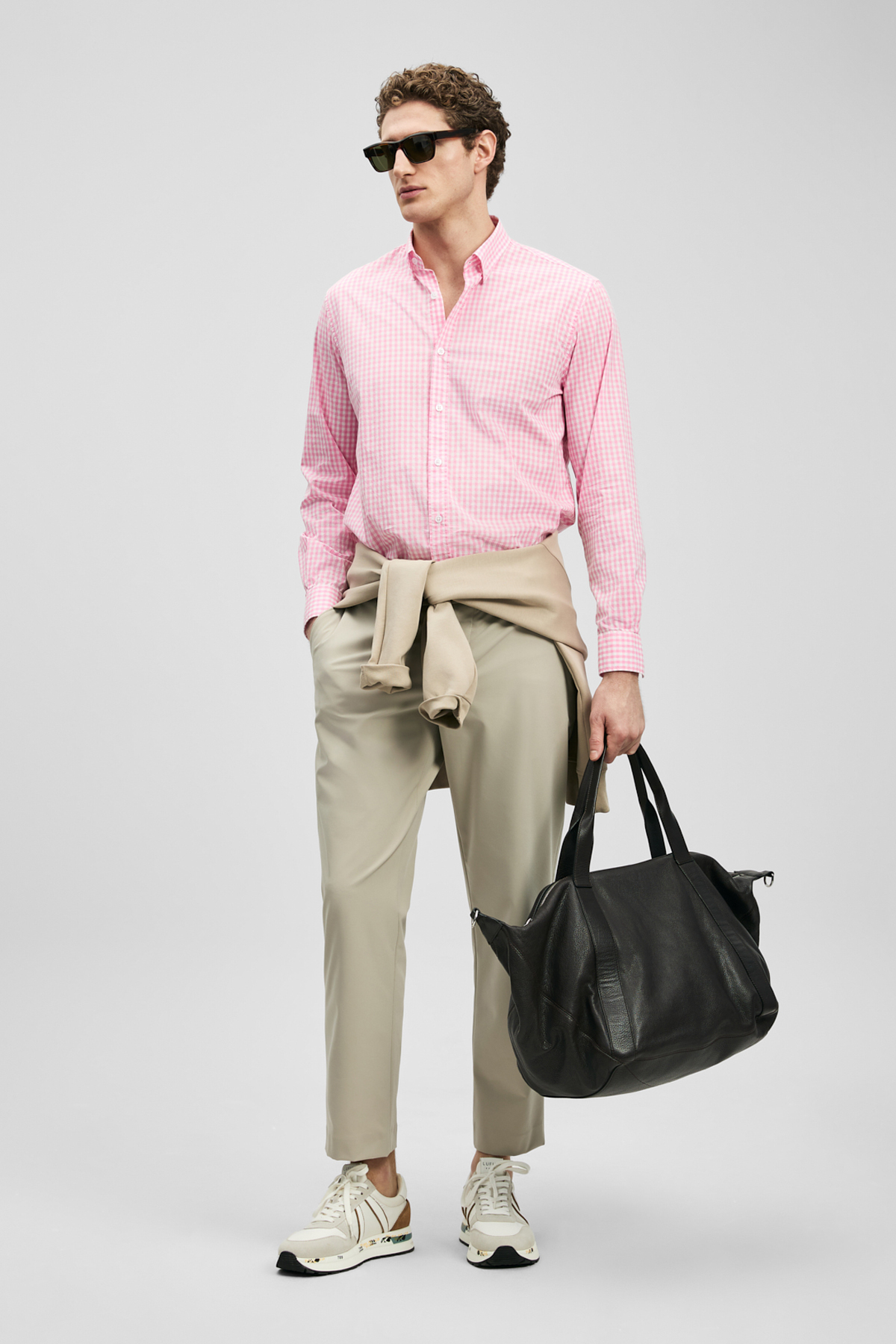 Marco Erkek Basic Gömlek Regular Fit Pembe - LUFIAN