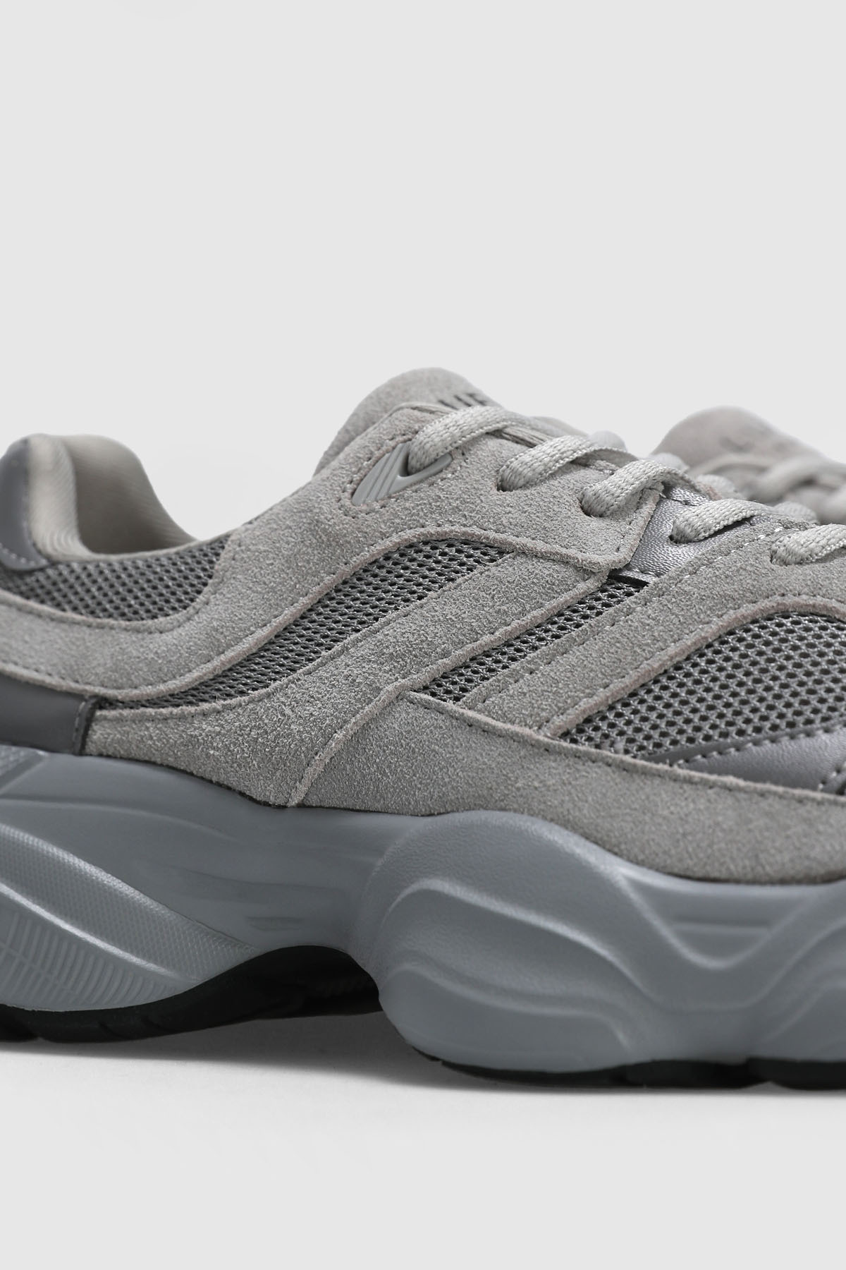 Mark Erkek Deri Sneaker Ayakkabı Gri - Lufian (1)