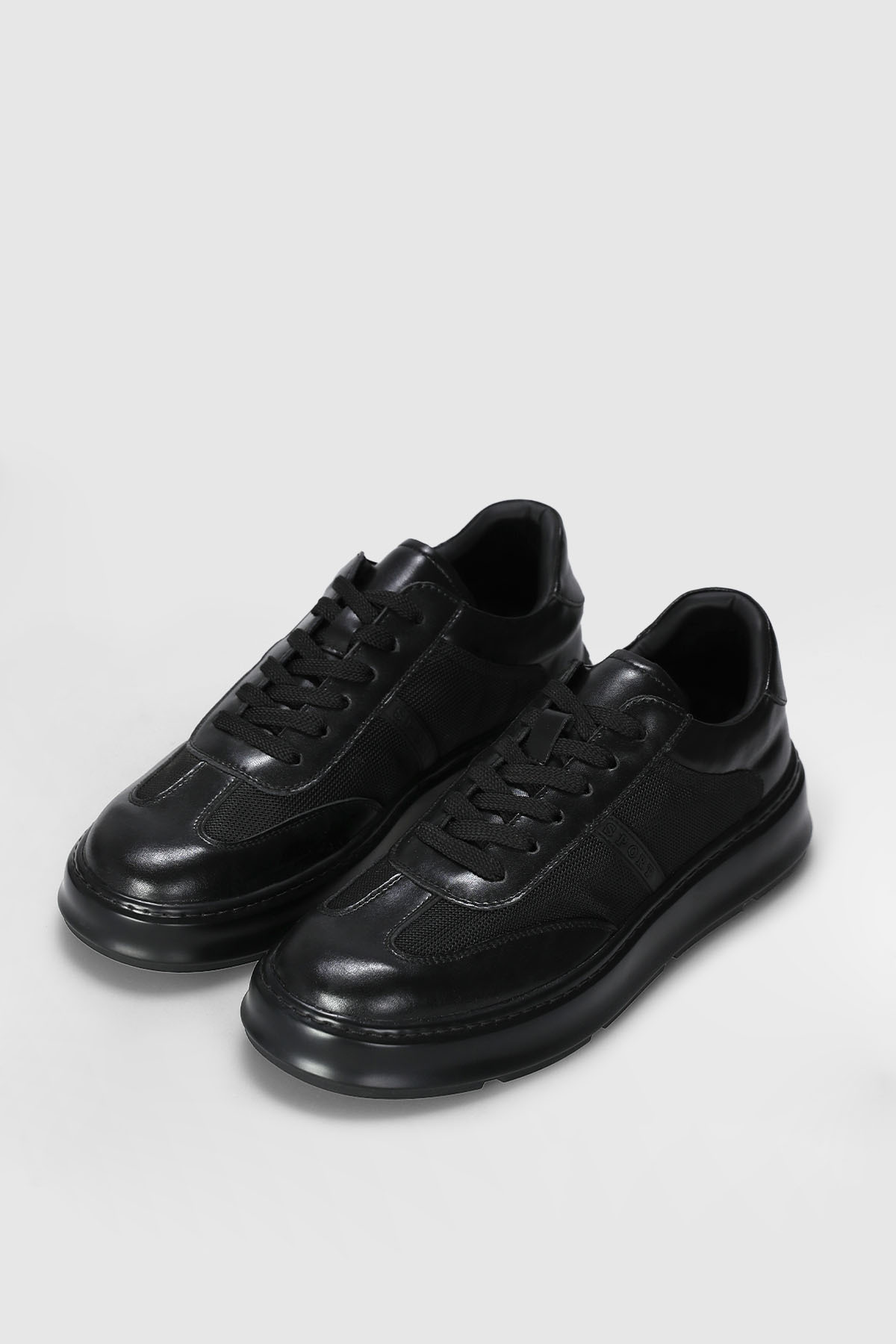 Max Erkek Sneaker Ayakkabı Siyah - LUFIAN