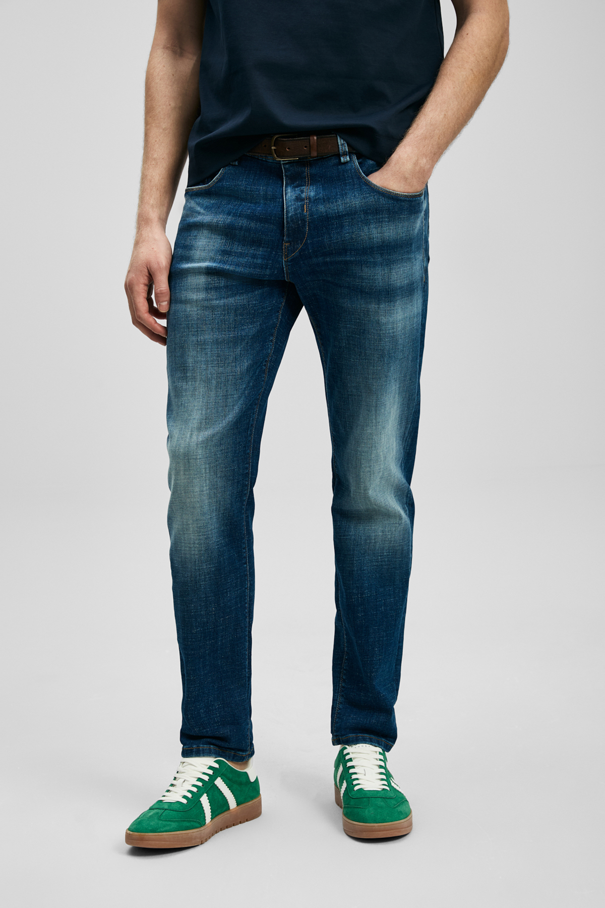 Mıguel Smart Jean Erkek Pantolon Slim Fit İndigo - LUFIAN