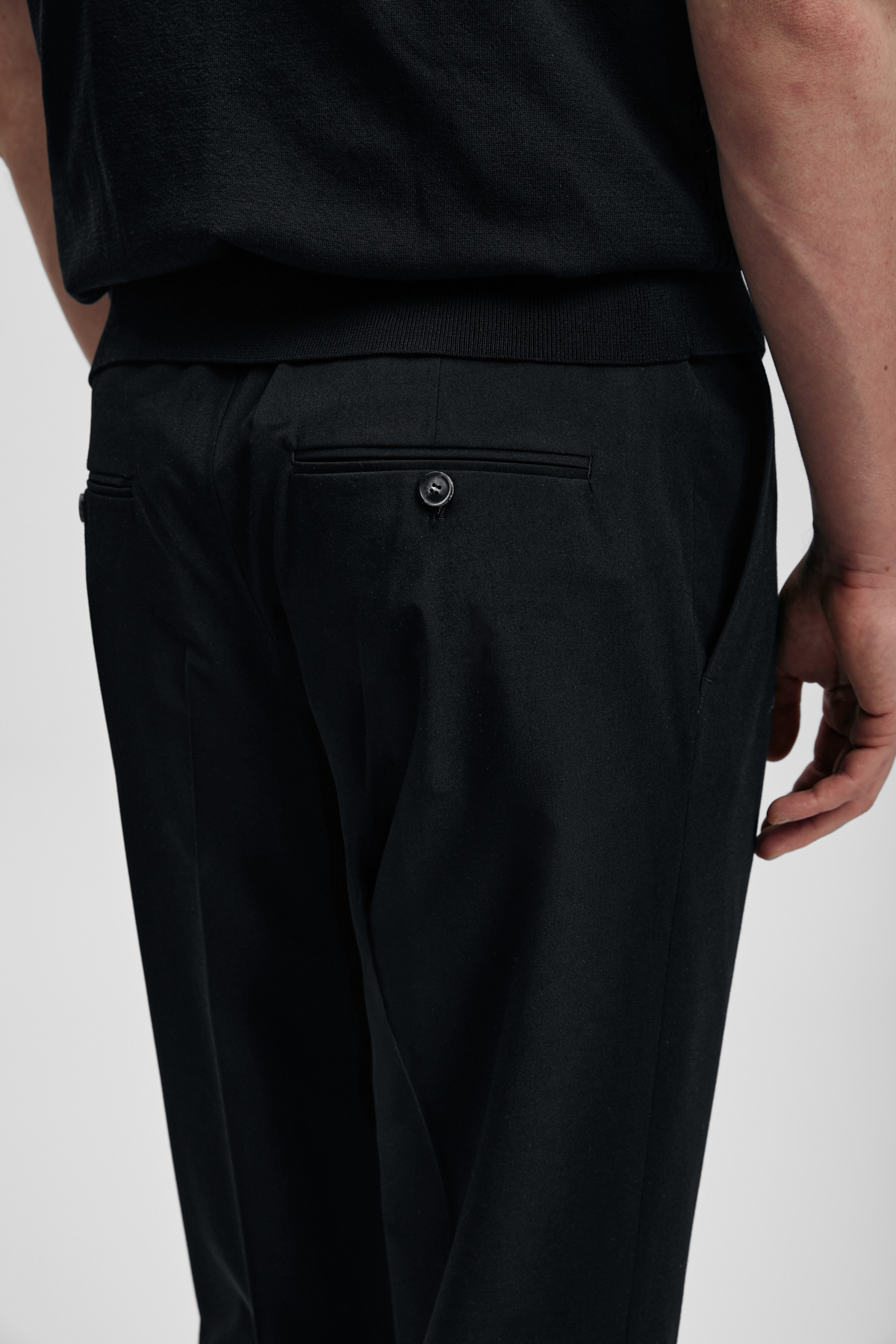 Nalon Smart Erkek Chino Pantolon Slim Fit Siyah - LUFIAN