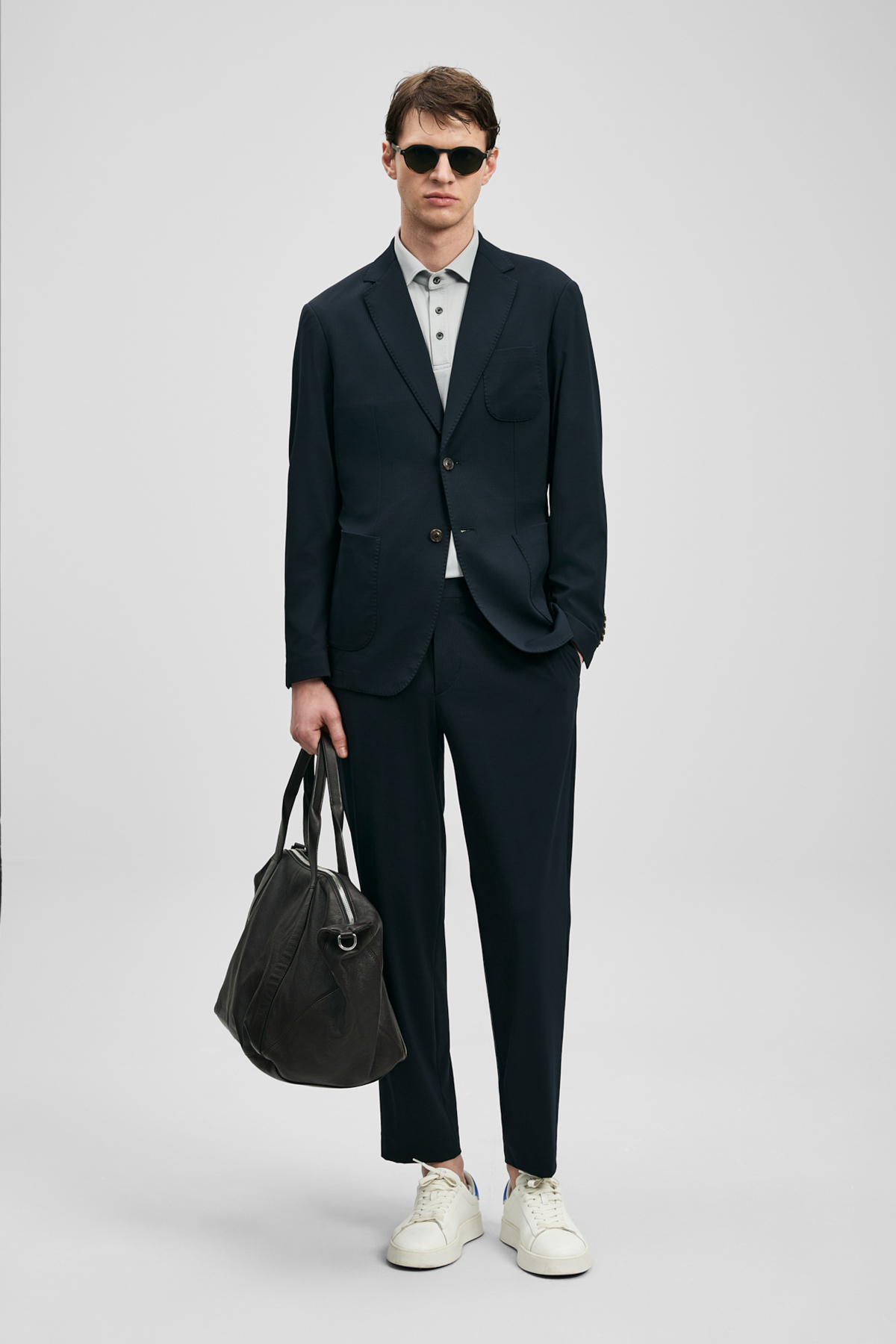 Noa Spor Erkek Blazer Ceket Slim Fit Lacivert - Lufian (1)