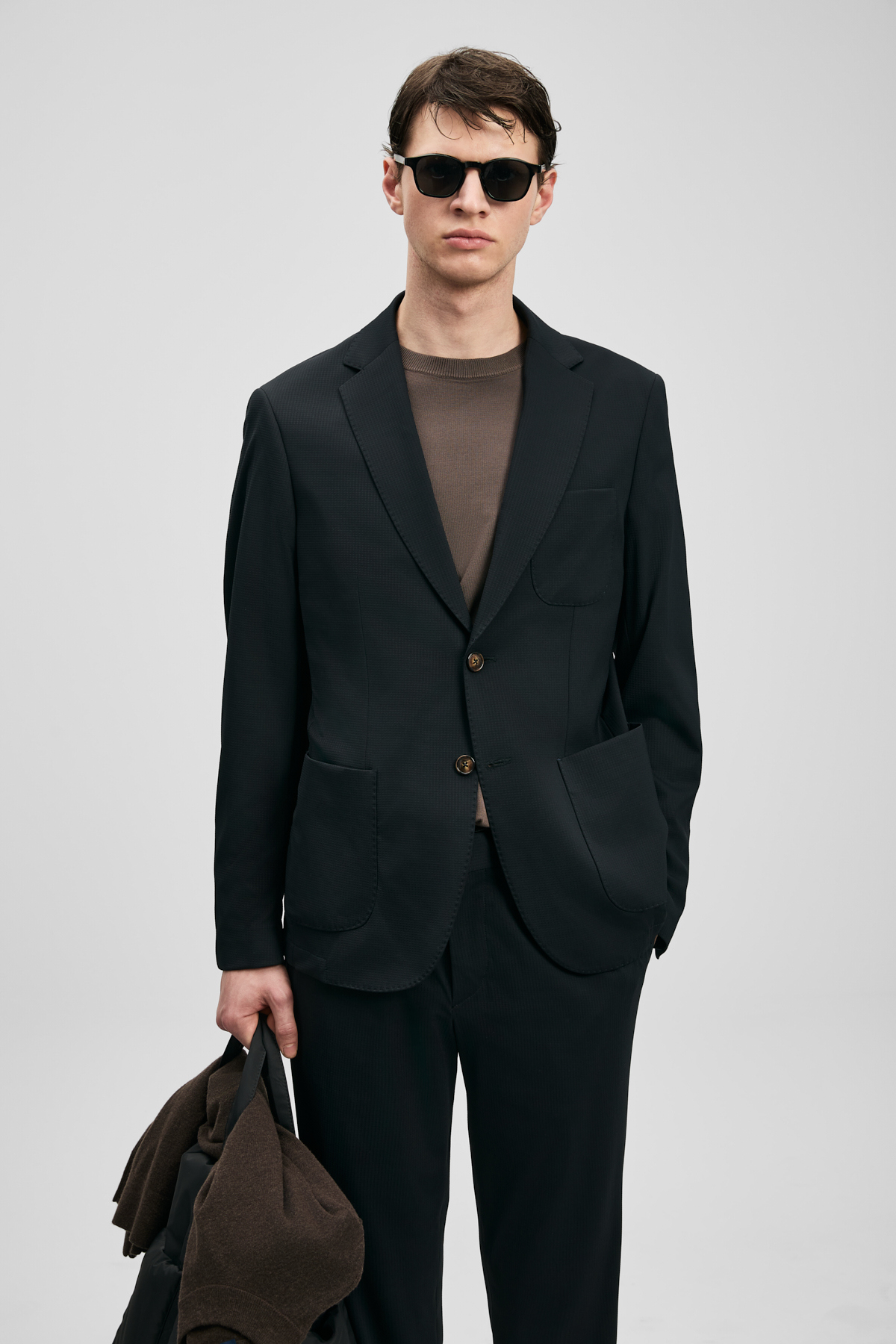 Noa Spor Erkek Blazer Ceket Slim Fit Siyah - Lufian