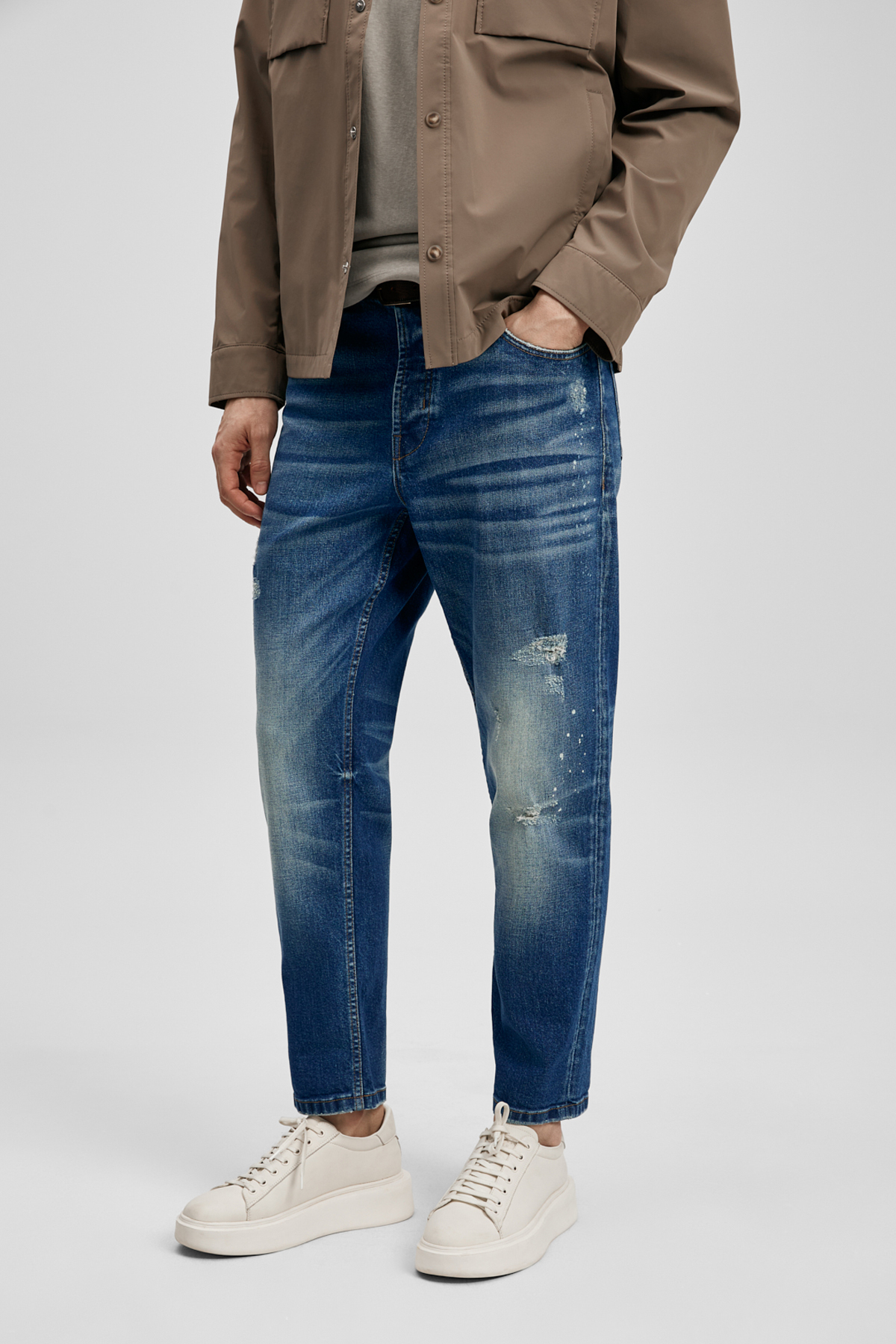 Phılıp Smart Jean Erkek Pantolon Straight Fit İndigo - LUFIAN