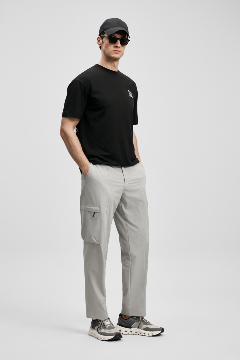Respect Erkek Beach Jogger Pantolon Regular Fit Taş - LUFIAN