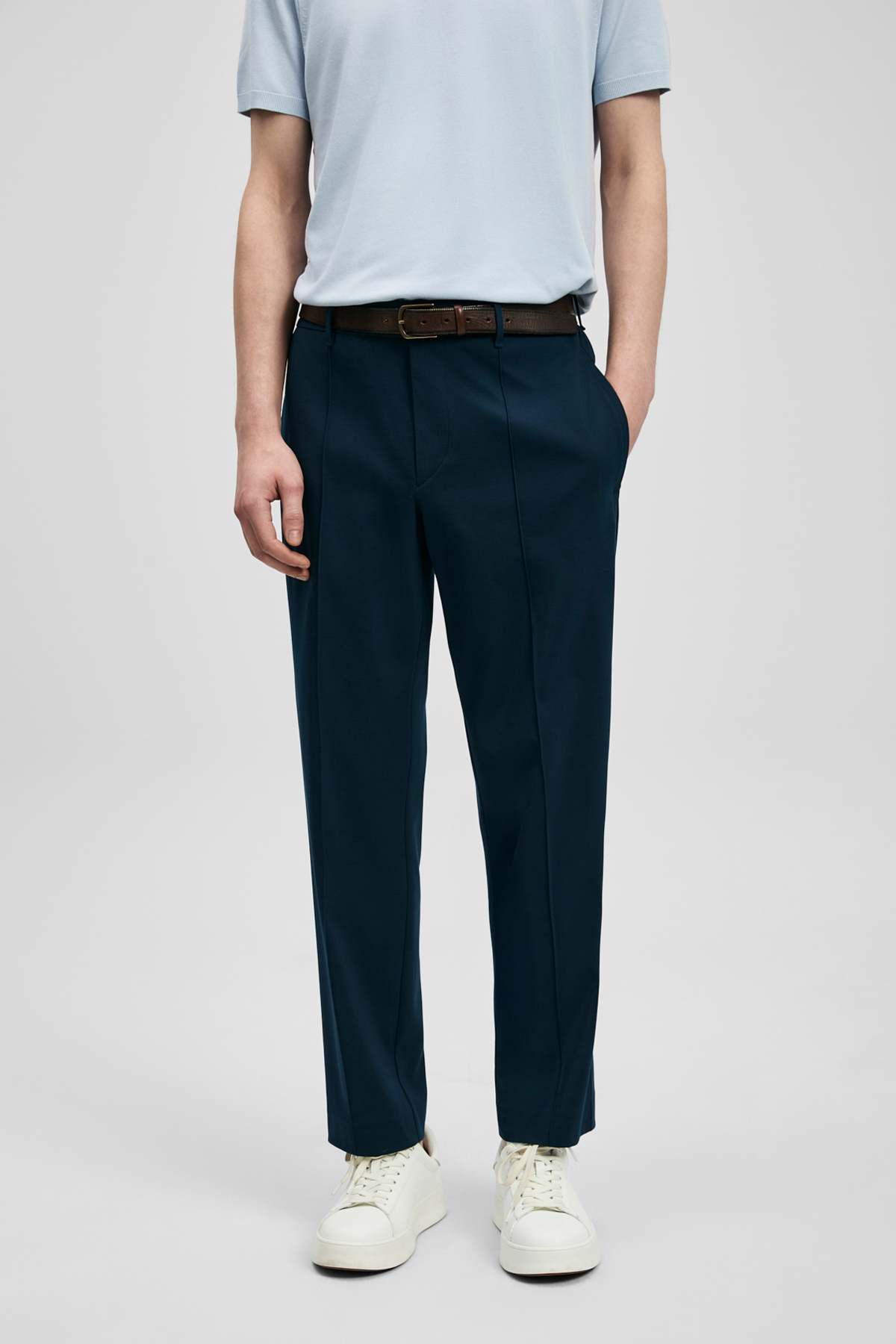Sam Smart Erkek Chino Pantolon Slim Fit Lacivert - Lufian