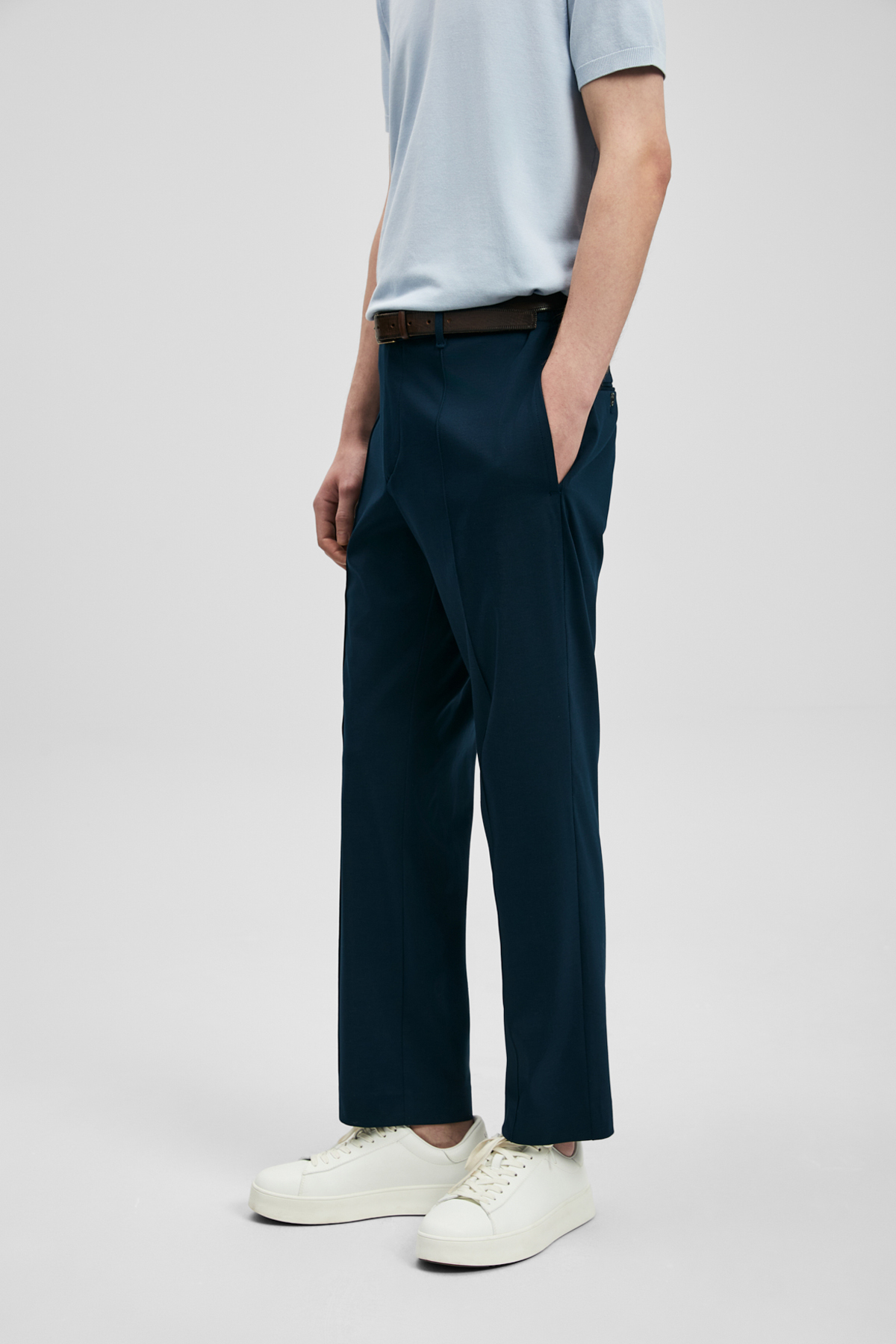 Sam Smart Erkek Chino Pantolon Slim Fit Lacivert - Lufian