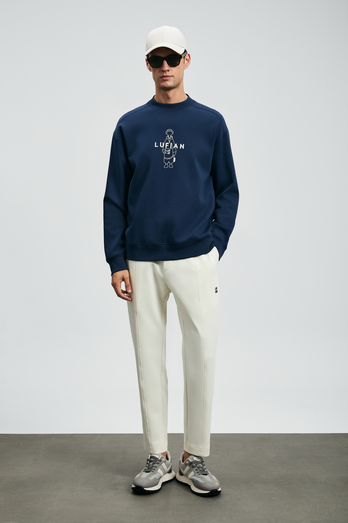 Sımba Erkek Sweatshirt Lacivert - Lufian