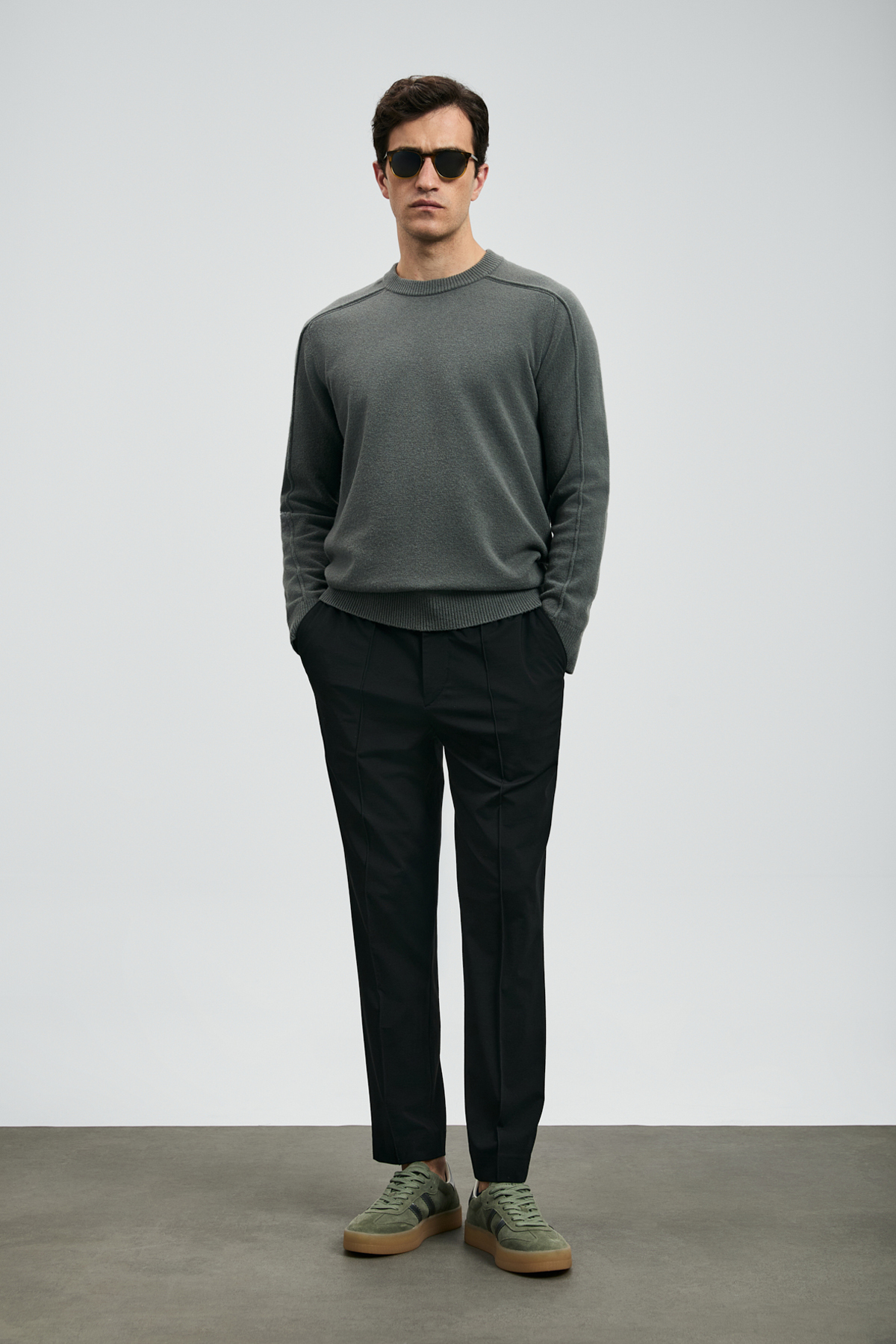 Sımon Smart Erkek Chino Pantolon Slim Fit Siyah - Lufian