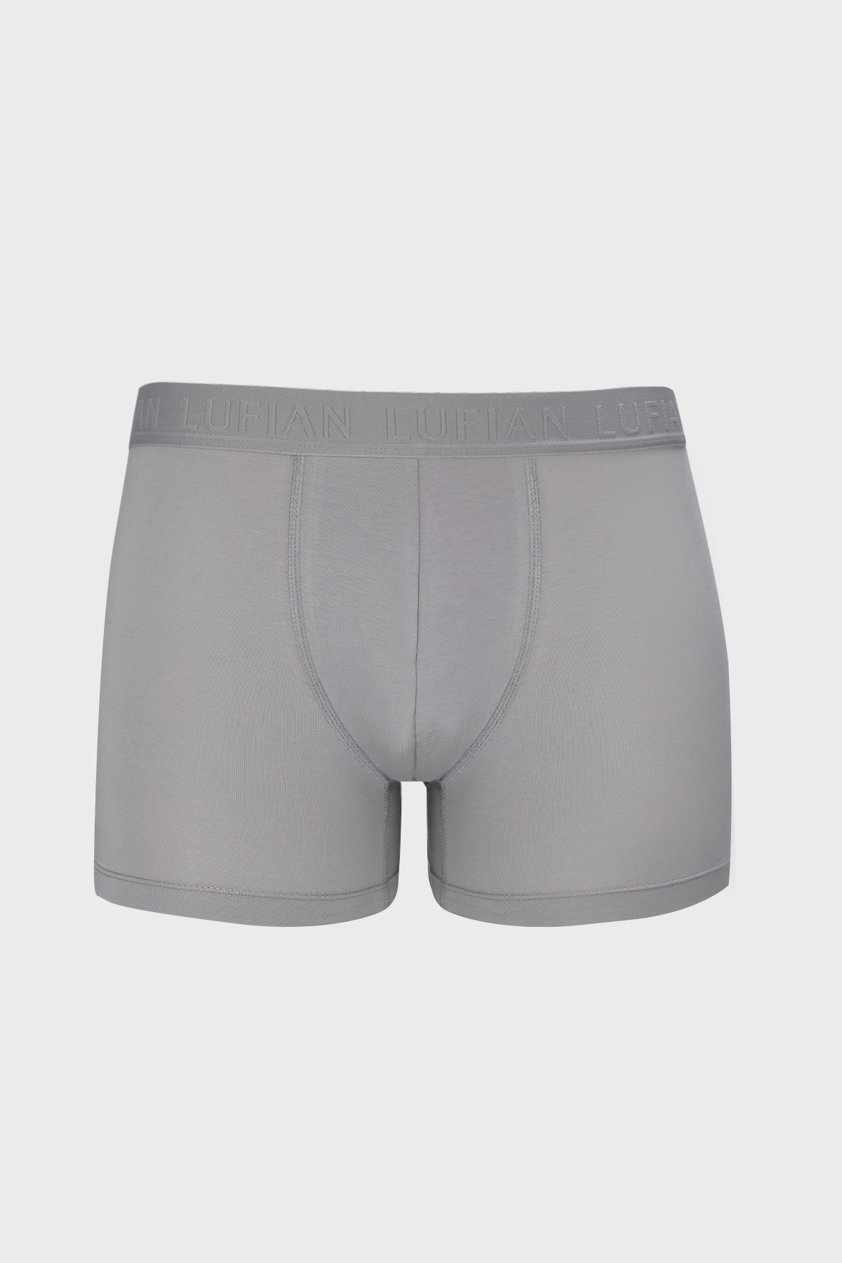 Solıd Erkek Pamuklu Boxer Bej - LUFIAN