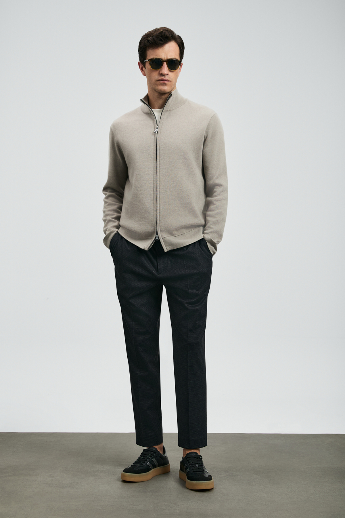 Strus Smart Erkek Chino Pantolon Slim Fit Siyah - Lufian