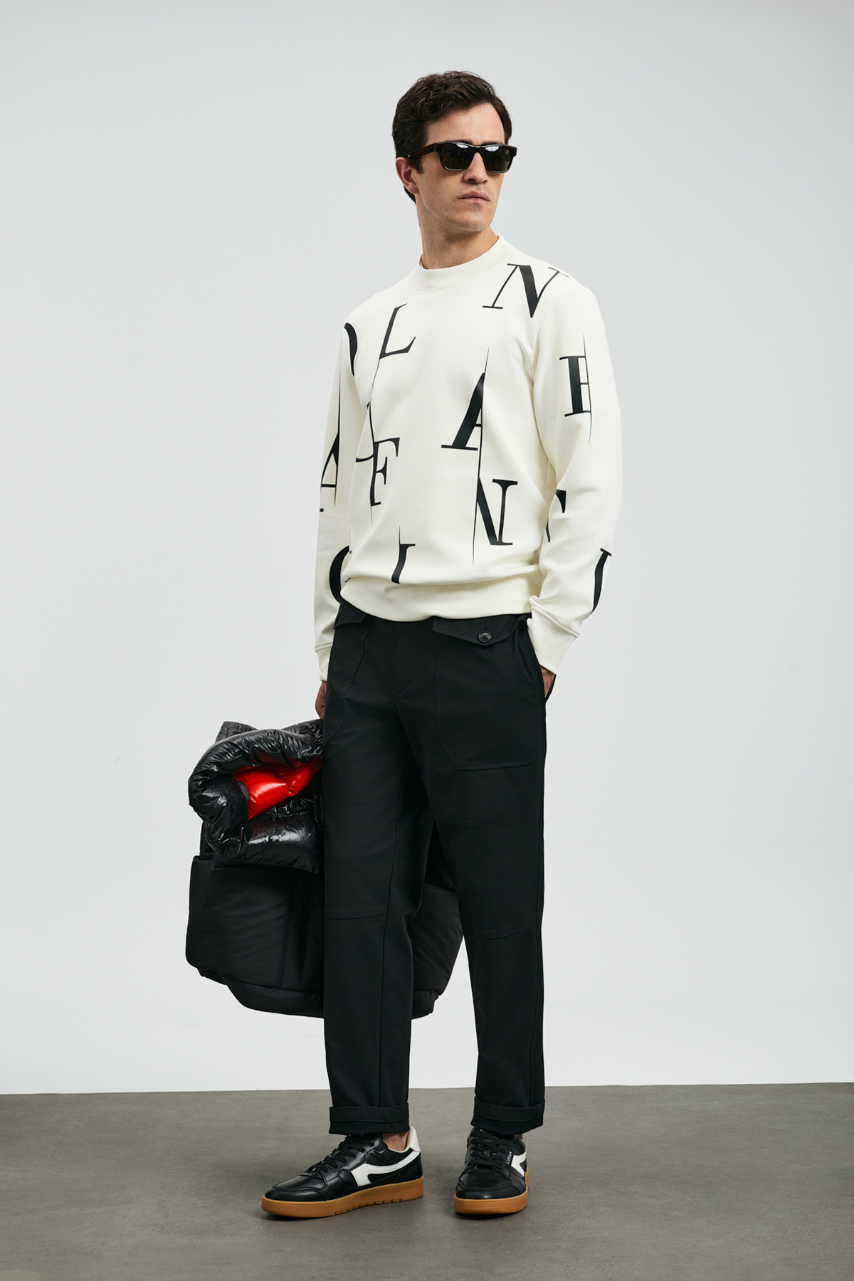 Tıffany Erkek Sweatshirt Kırık Beyaz - Lufian