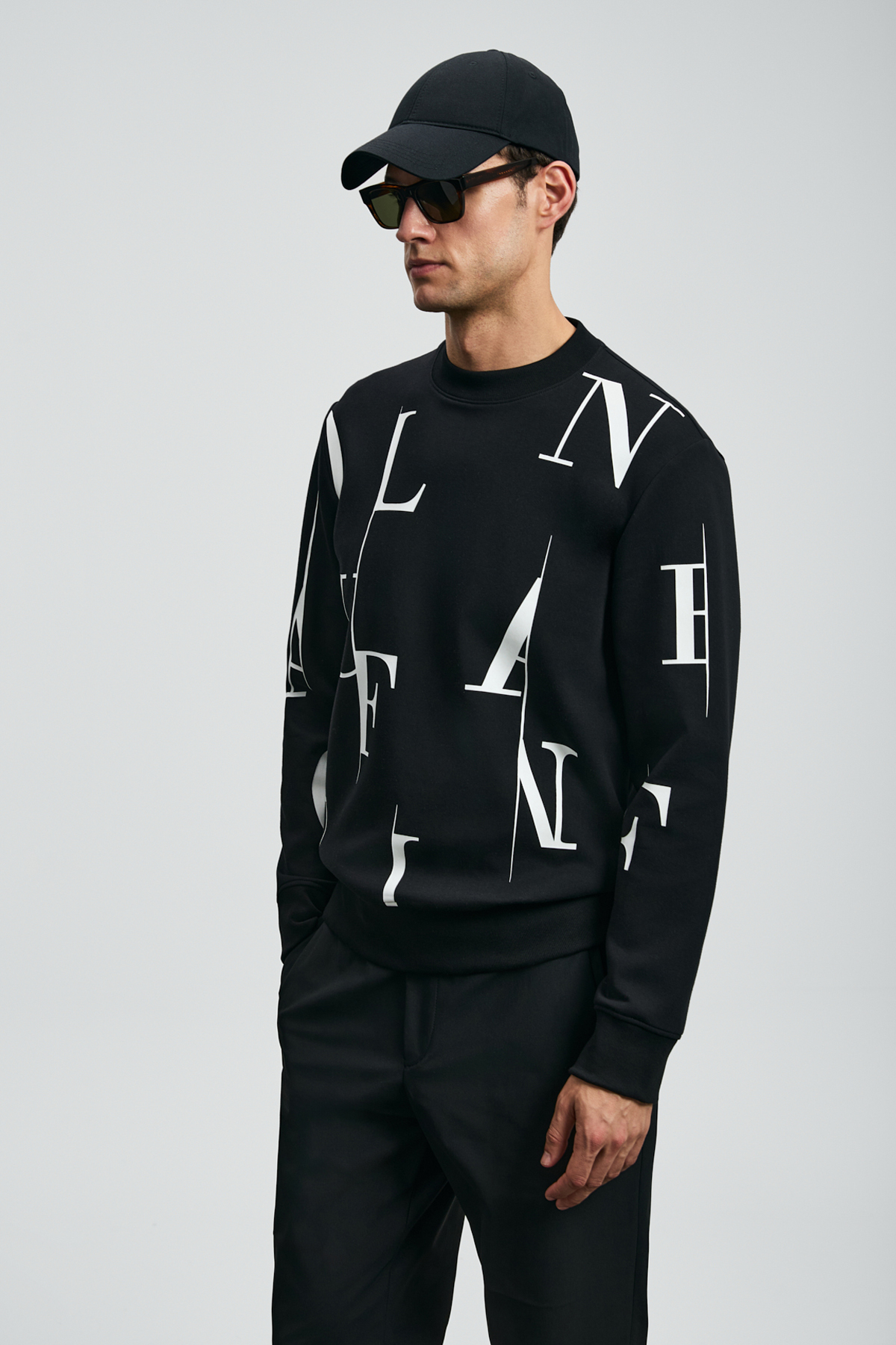 Tıffany Erkek Sweatshirt Siyah - LUFIAN