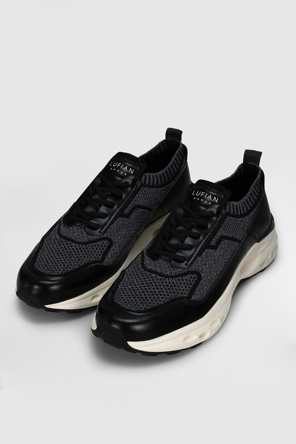Tımothı Erkek Deri Sneaker Ayakkabı Gri - Lufian