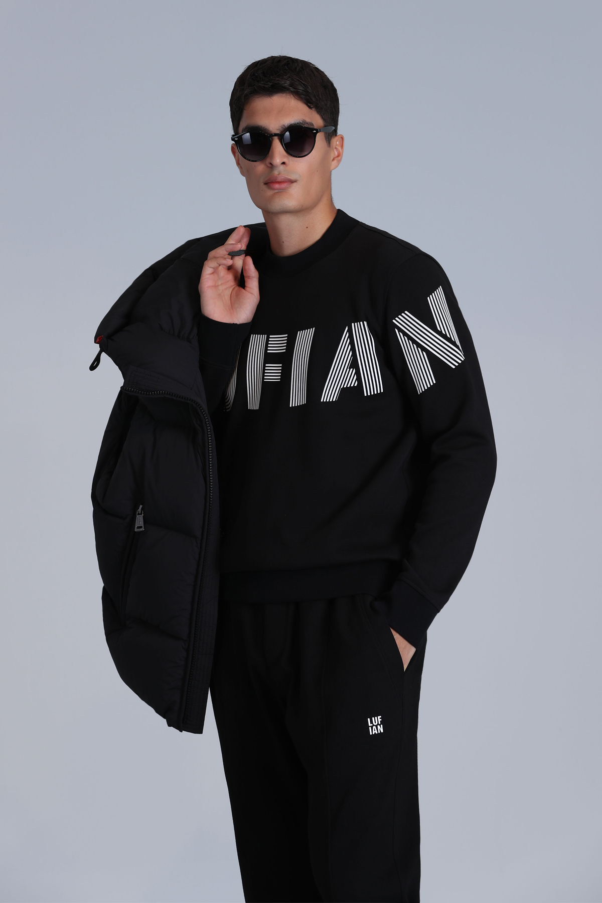 Todillo Erkek Sweatshirt Siyah - Lufian
