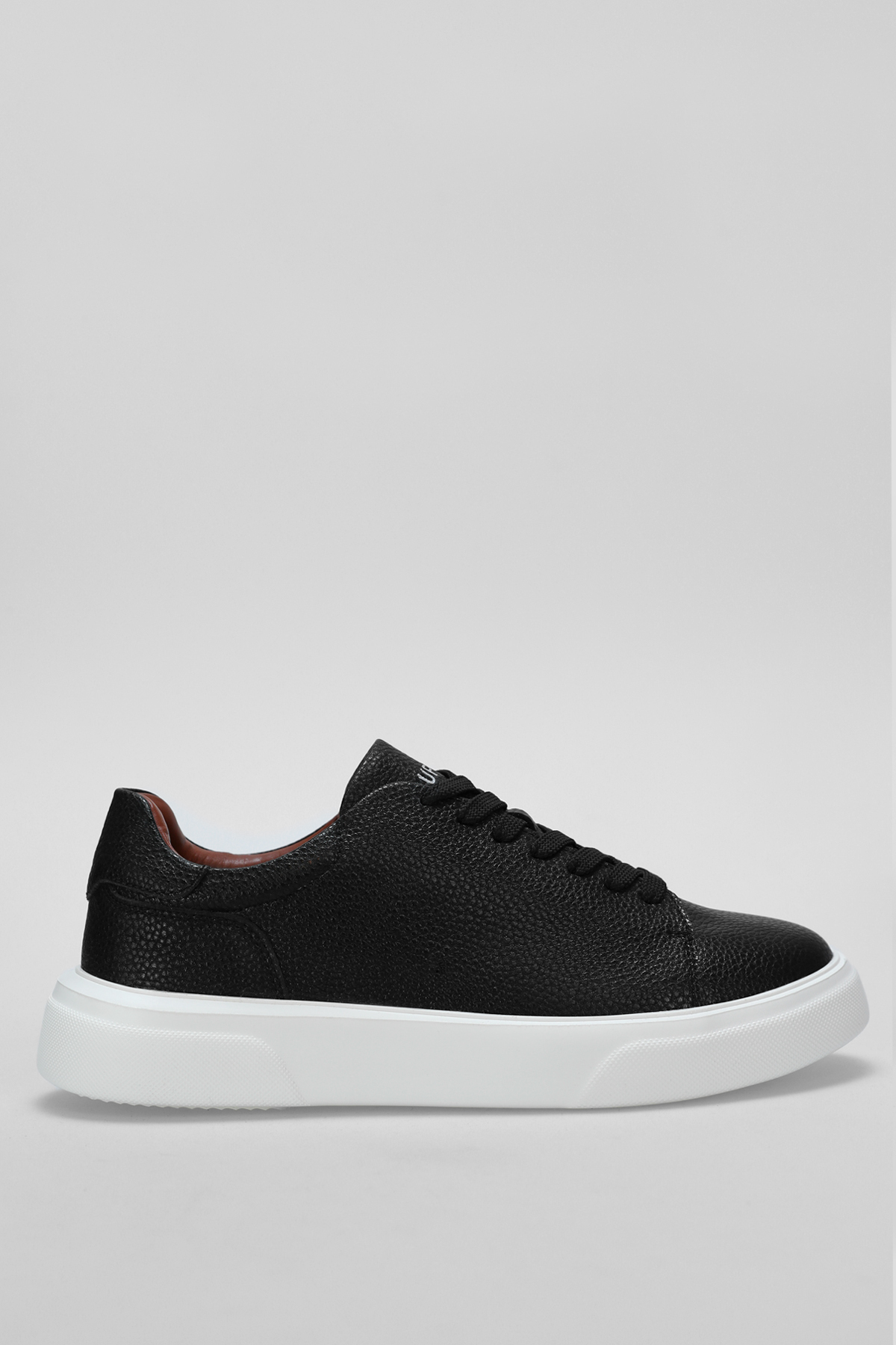 Tommy Erkek Deri Sneaker Ayakkabı Siyah - Lufian