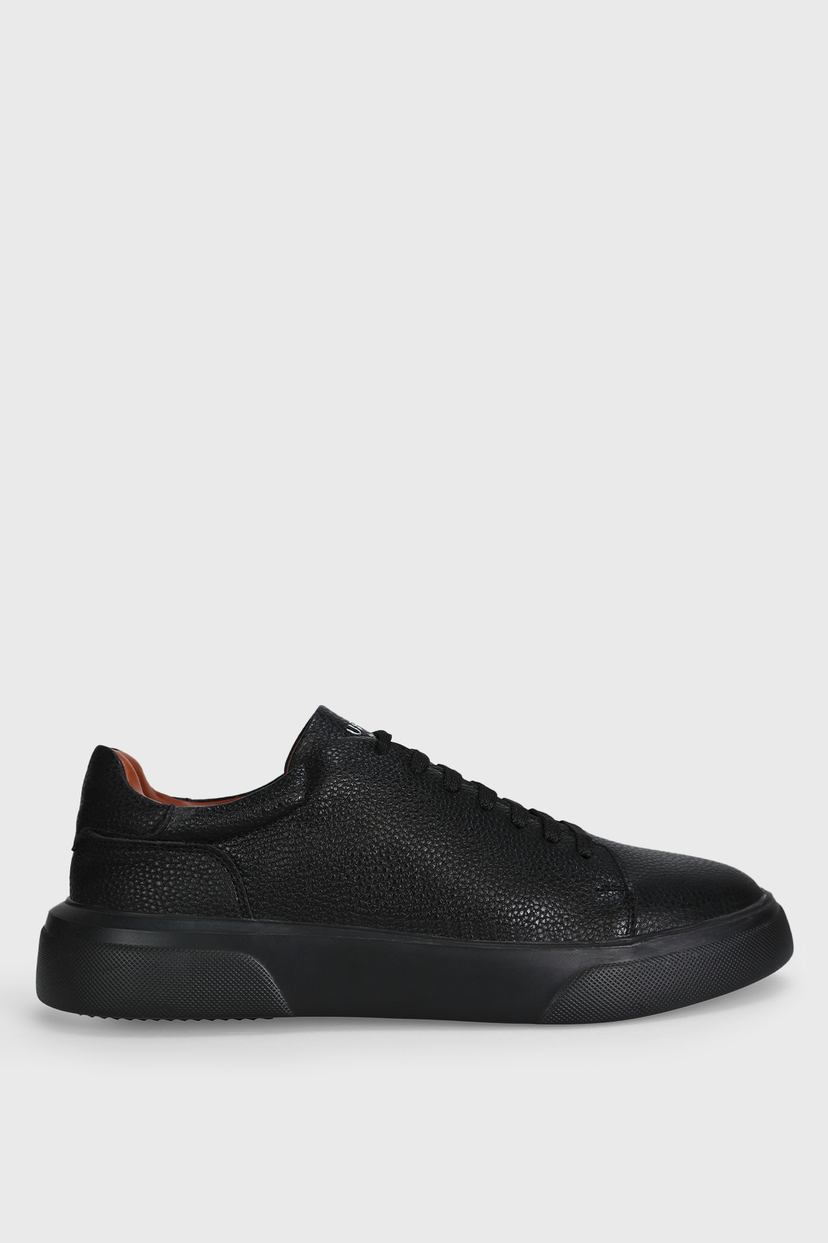 Tommy Erkek Deri Sneaker Ayakkabı Siyah - Lufian