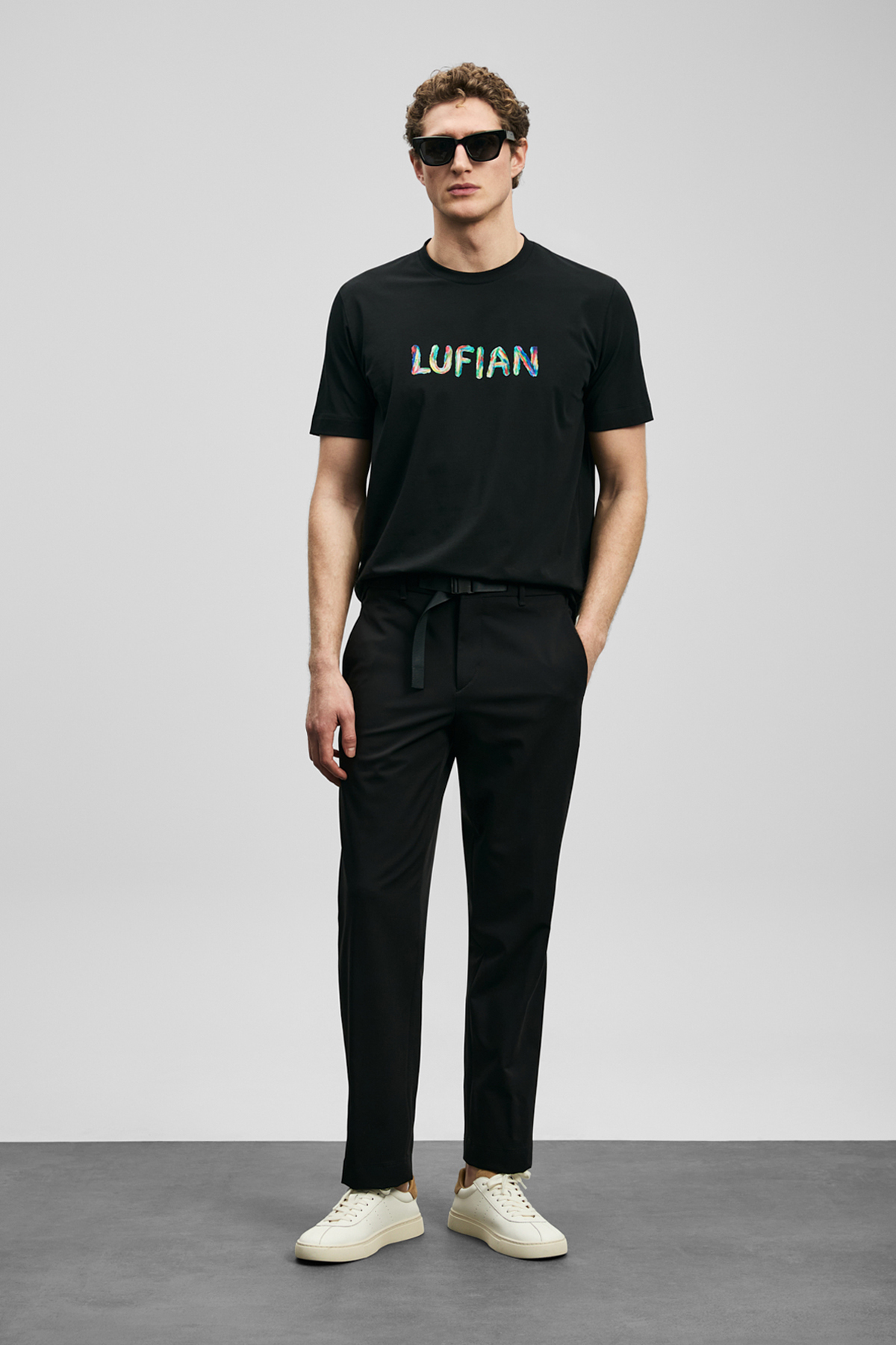 Torın Smart Erkek Chino Pantolon Slim Fit Siyah - Lufian