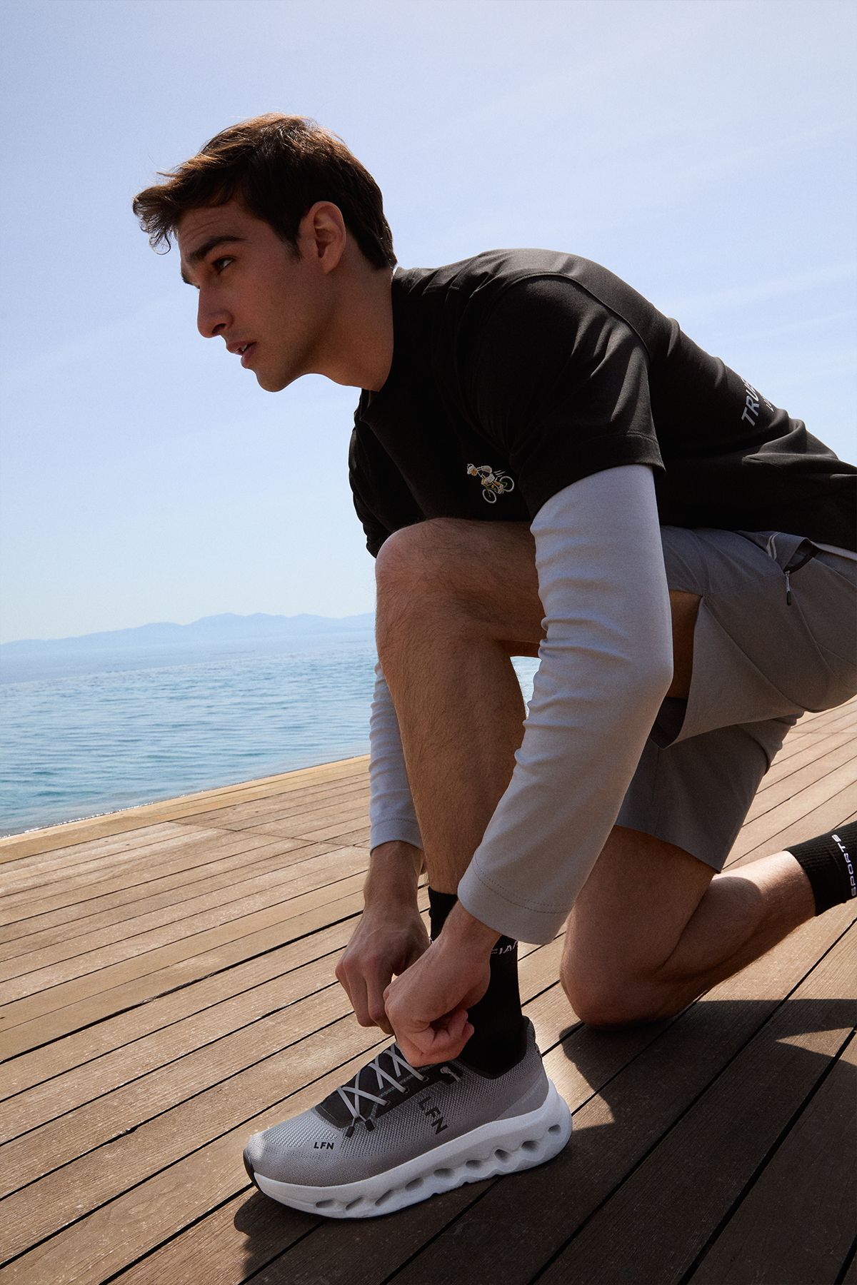 Troy Erkek Sneaker Ayakkabı Gri - Lufian